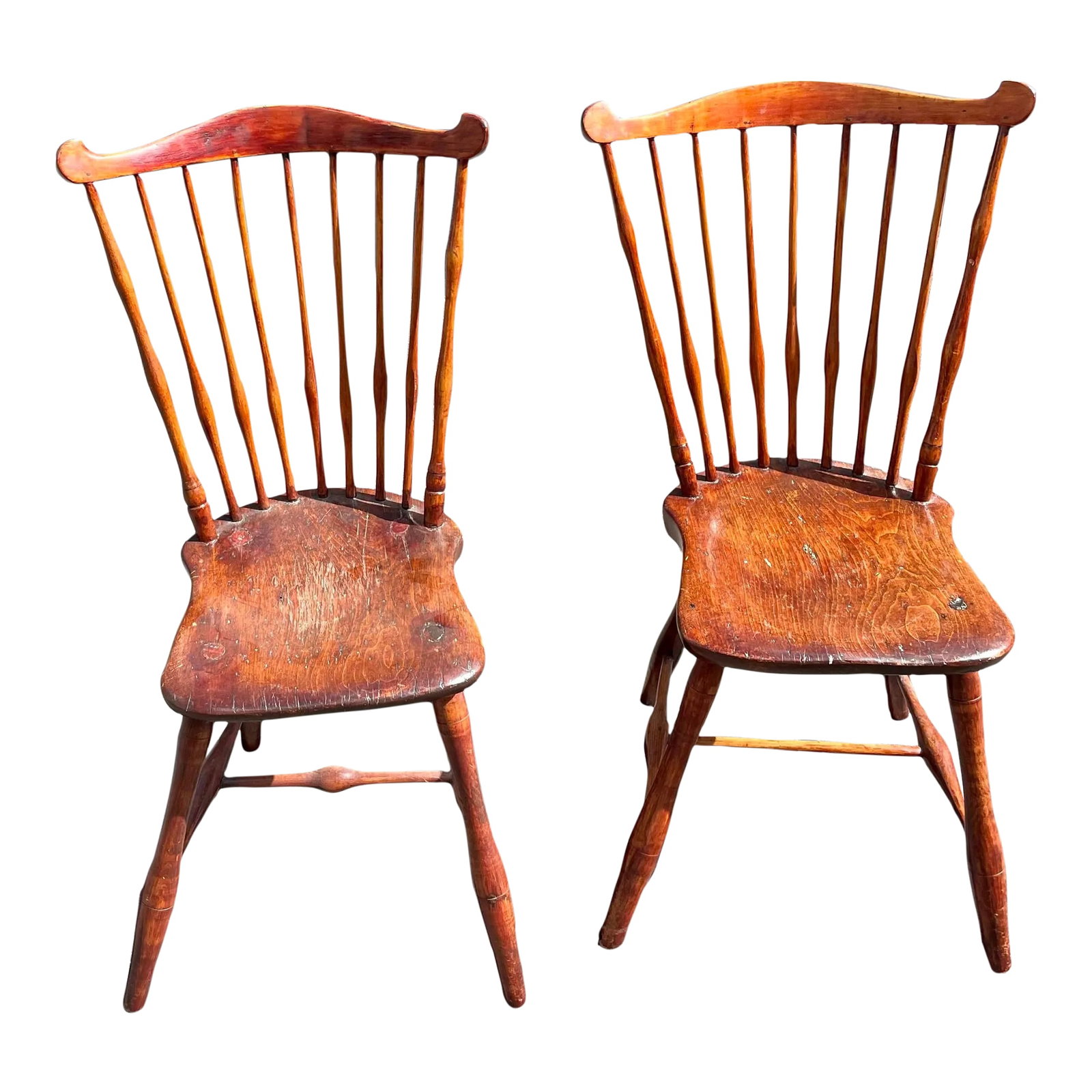 Antique Fan Back Windsor Chairs - Set of 2 (1 of 10)