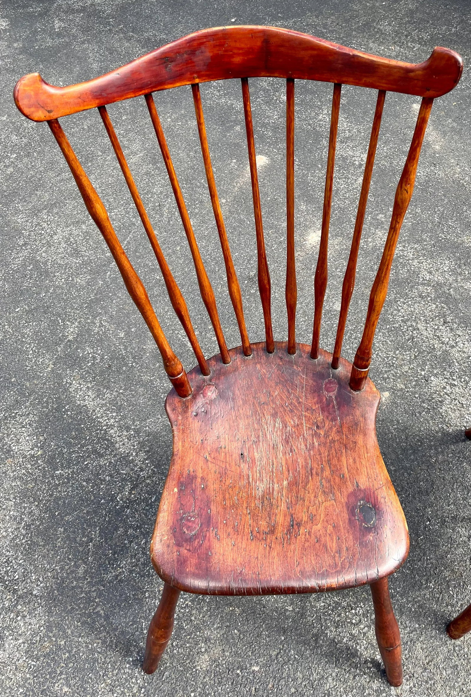 Antique Fan Back Windsor Chairs - Set of 2 - 3