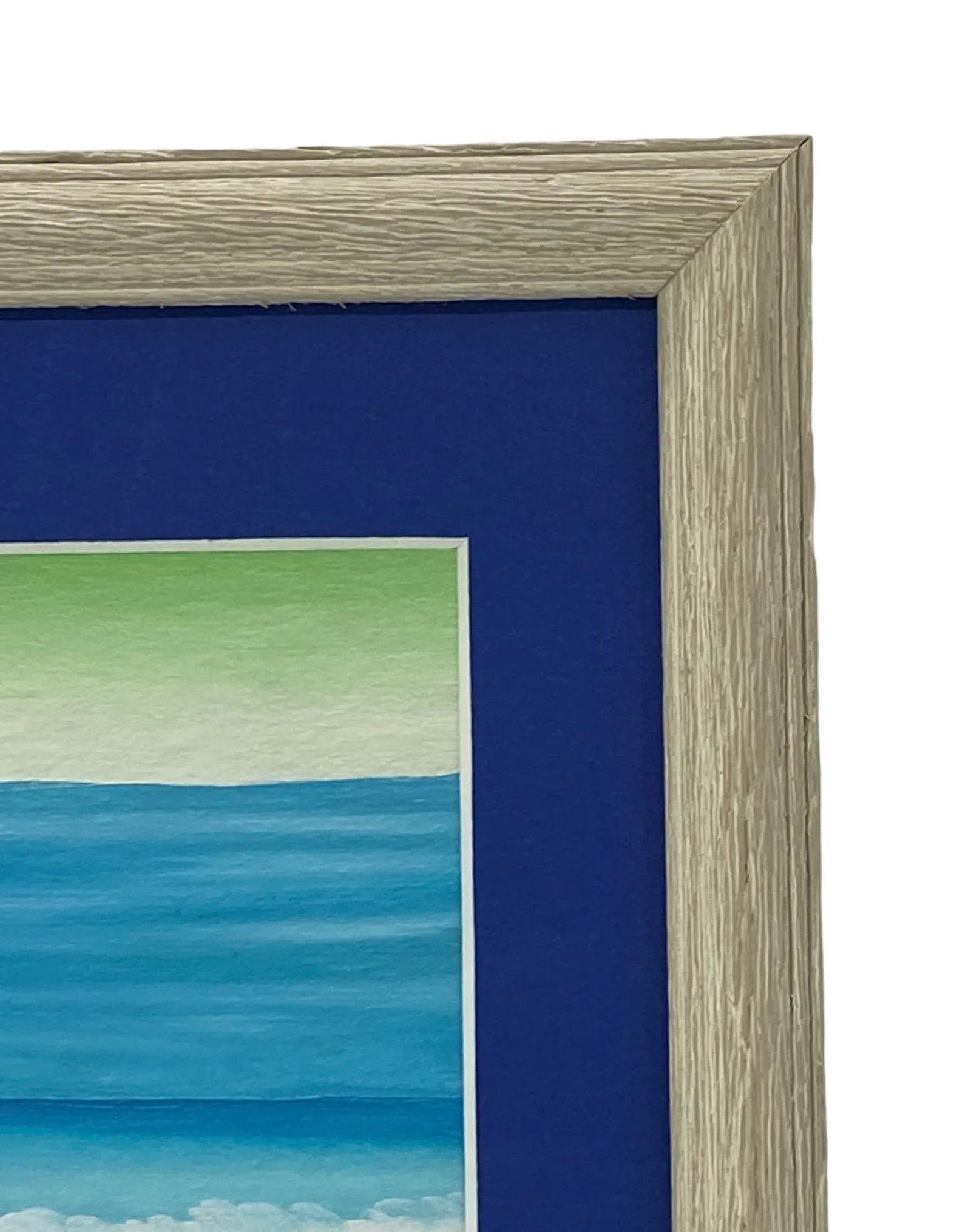 Contemporary Ecuadorian Framed Oil on Board "Biking on the Beach" - Signed by Artist - 7
