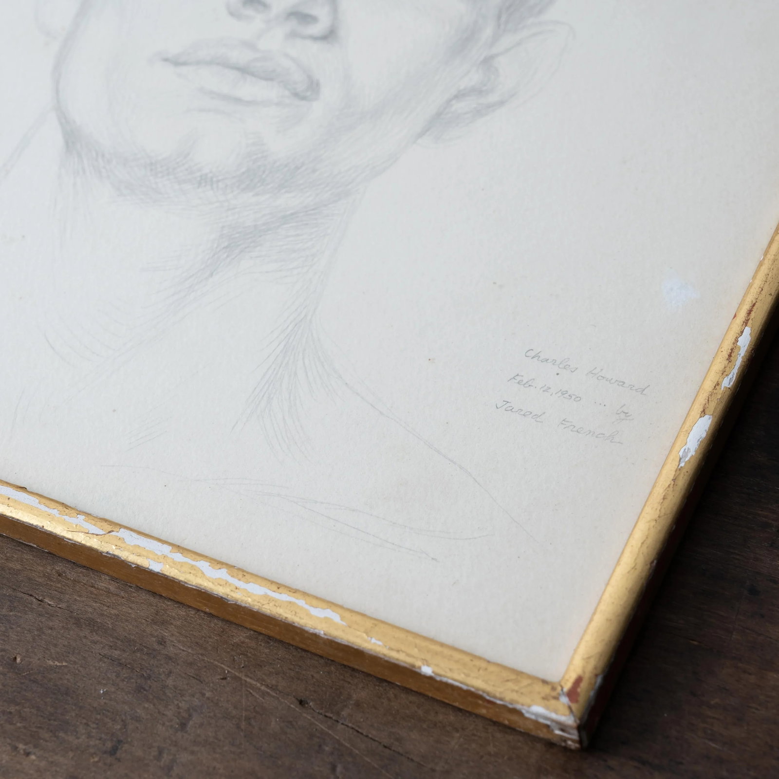 Jared French Portrait Sketch of Chuck Howard - 6