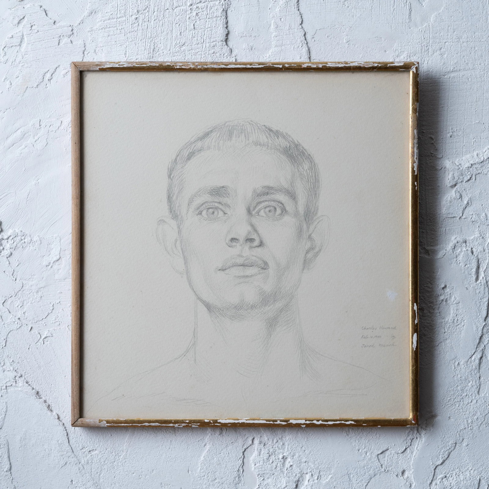 Jared French Portrait Sketch of Chuck Howard - 9
