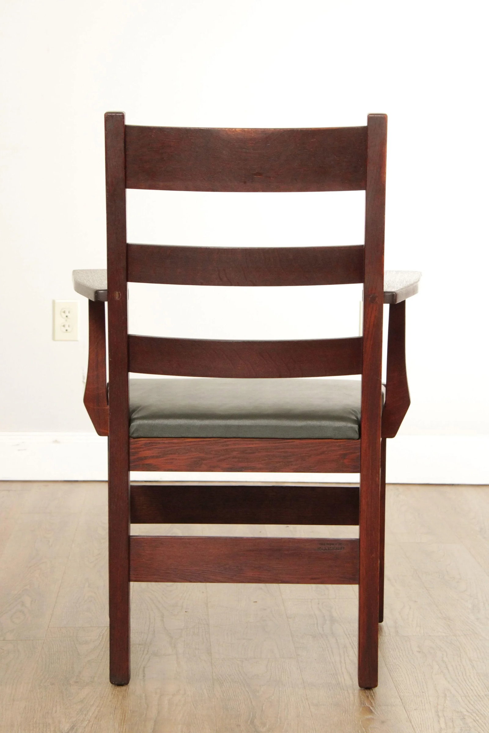 Antique L. & J.G. Stickley Mission Oak Armchair - 4