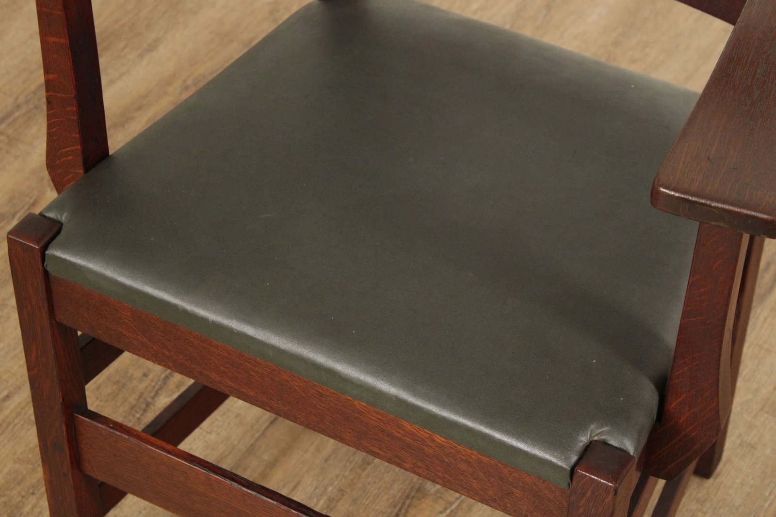 Antique L. & J.G. Stickley Mission Oak Armchair - 9