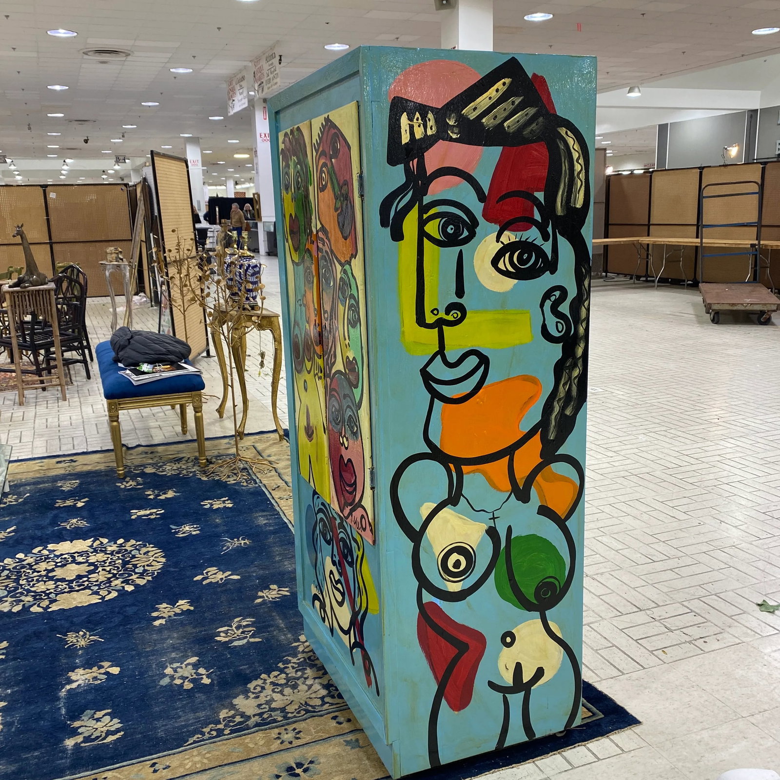 Peter Keil Museum Quality Painted Cabinet Sculpture - 5