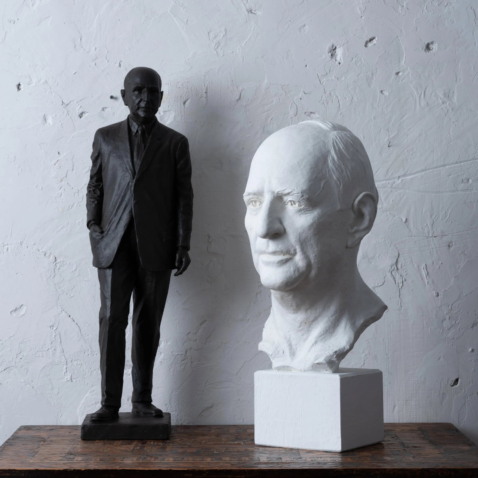 Richard Russell Jr. Plaster Maquette by Rosario R. Fiore - 3