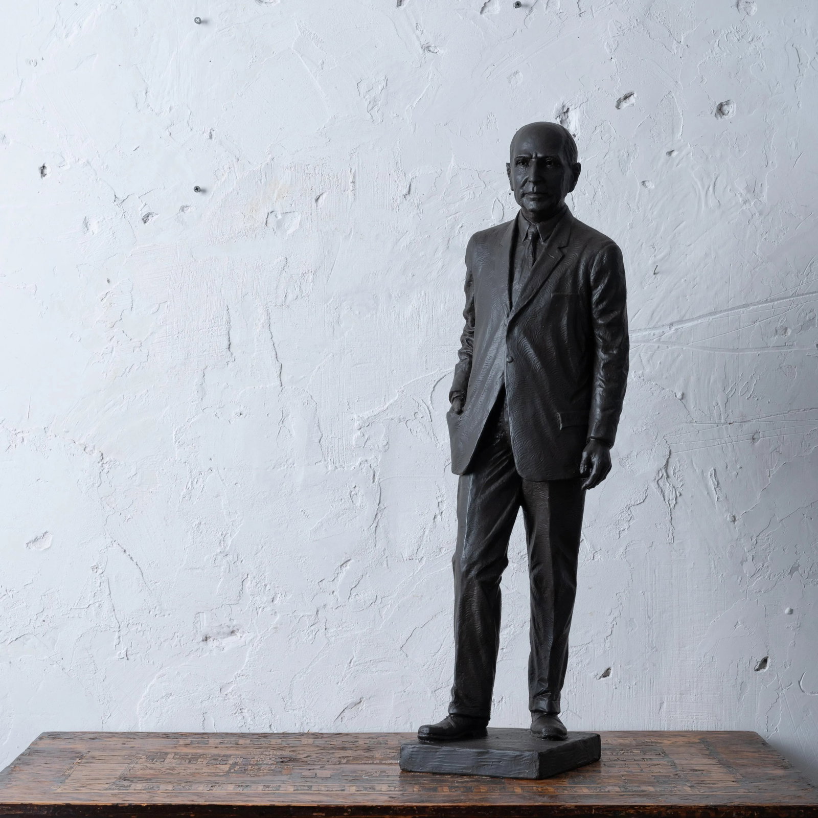 Richard Russell Jr. Plaster Maquette by Rosario R. Fiore - 4
