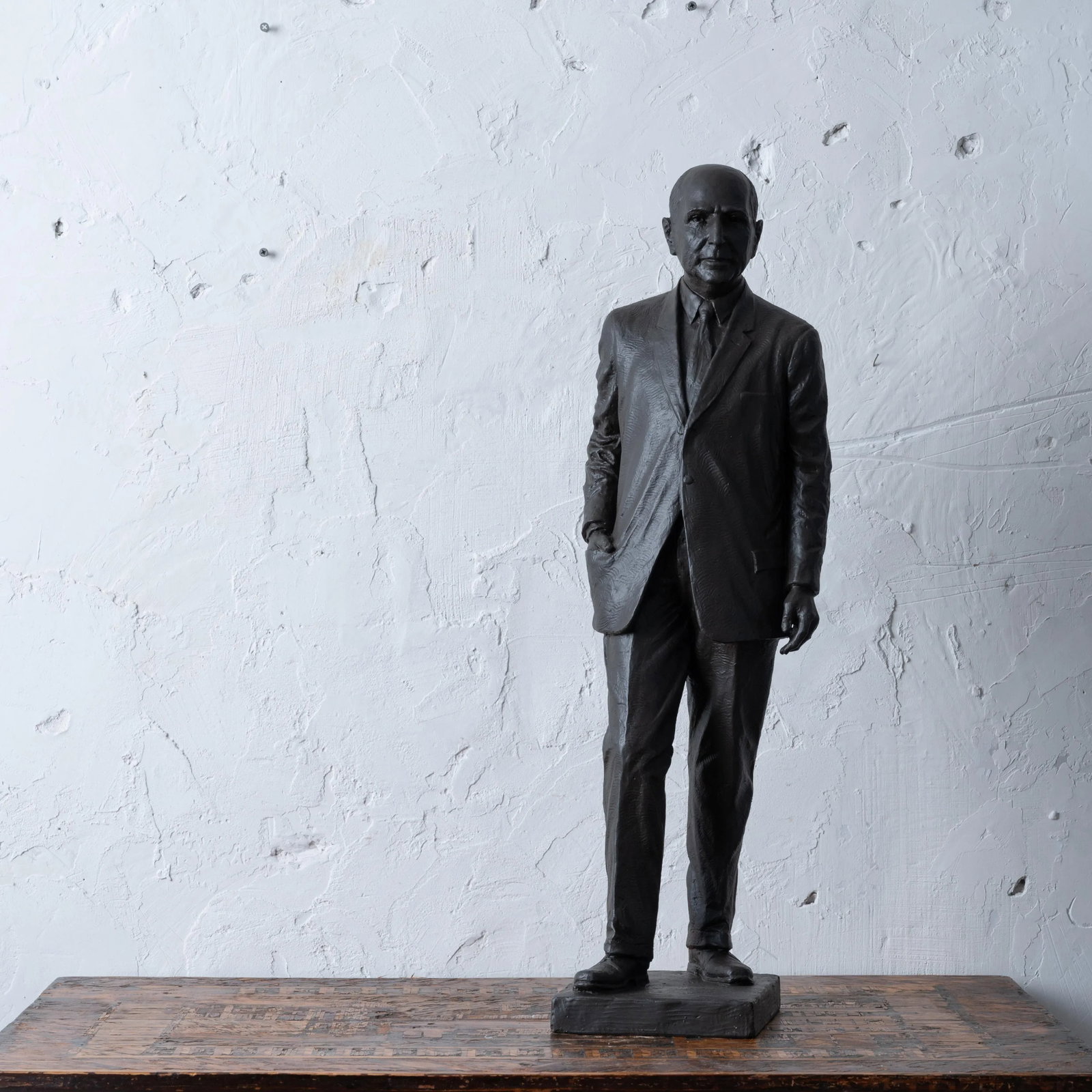 Richard Russell Jr. Plaster Maquette by Rosario R. Fiore - 9