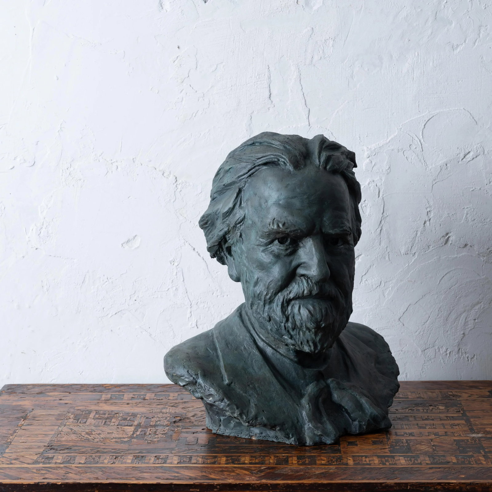 Florence Fiore - Edwin Markham Plaster Bust, C.1930s - 3