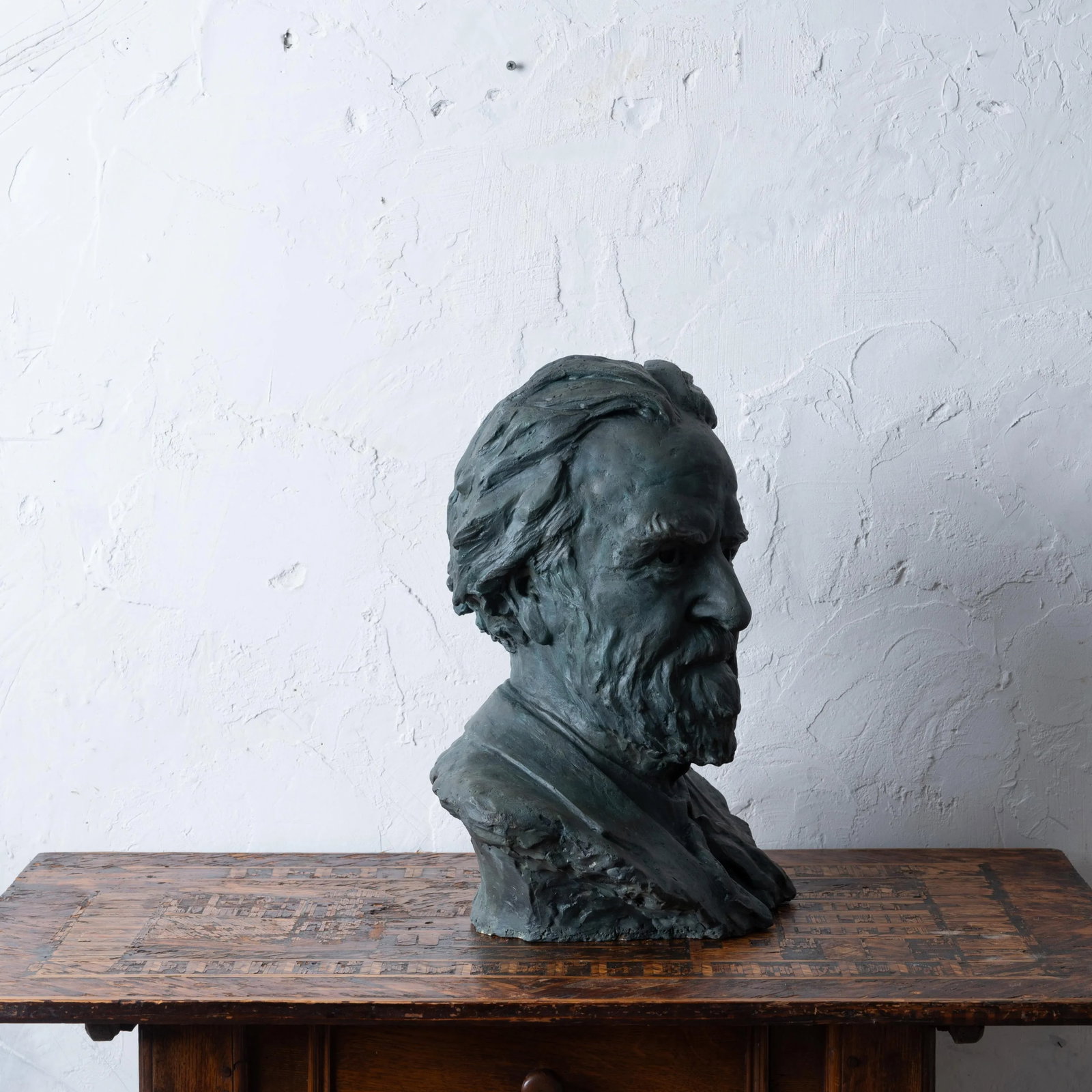Florence Fiore - Edwin Markham Plaster Bust, C.1930s - 6
