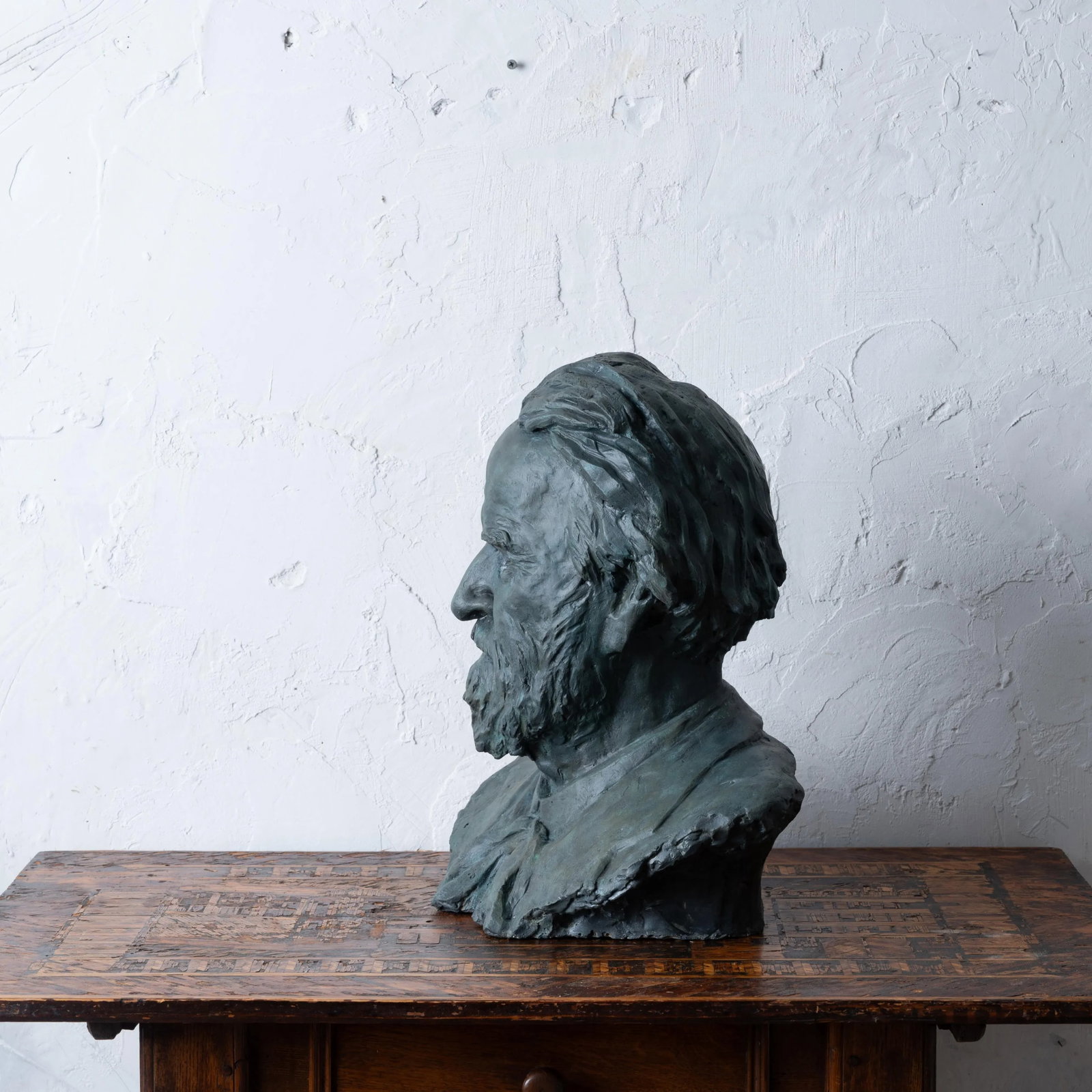 Florence Fiore - Edwin Markham Plaster Bust, C.1930s - 7