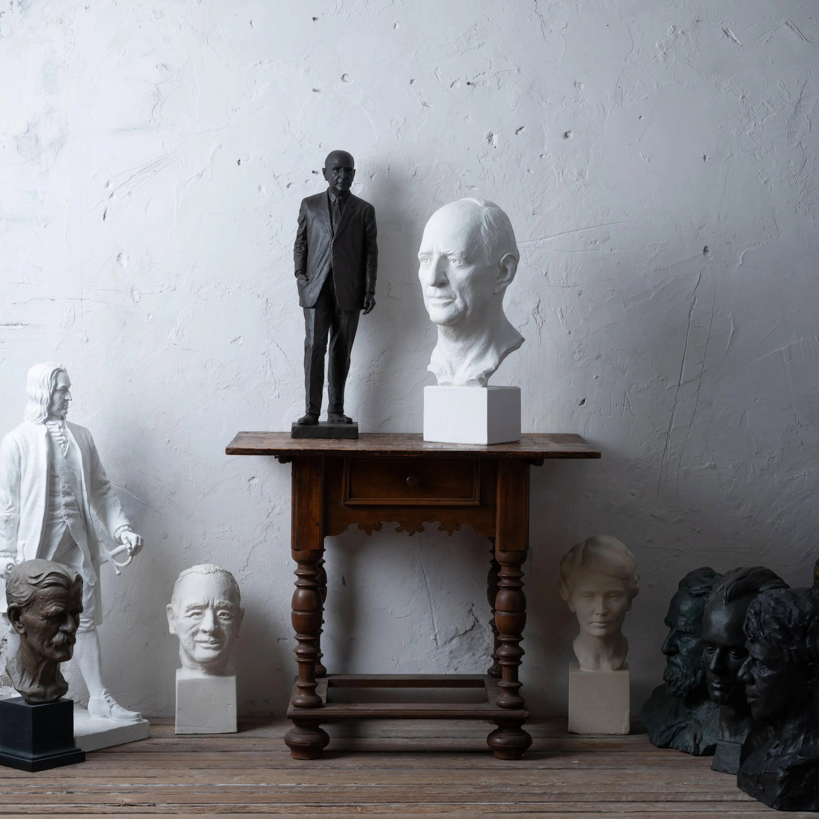Richard Russell Jr. Bust by Rosario Russell Fiore, 1975 - 2