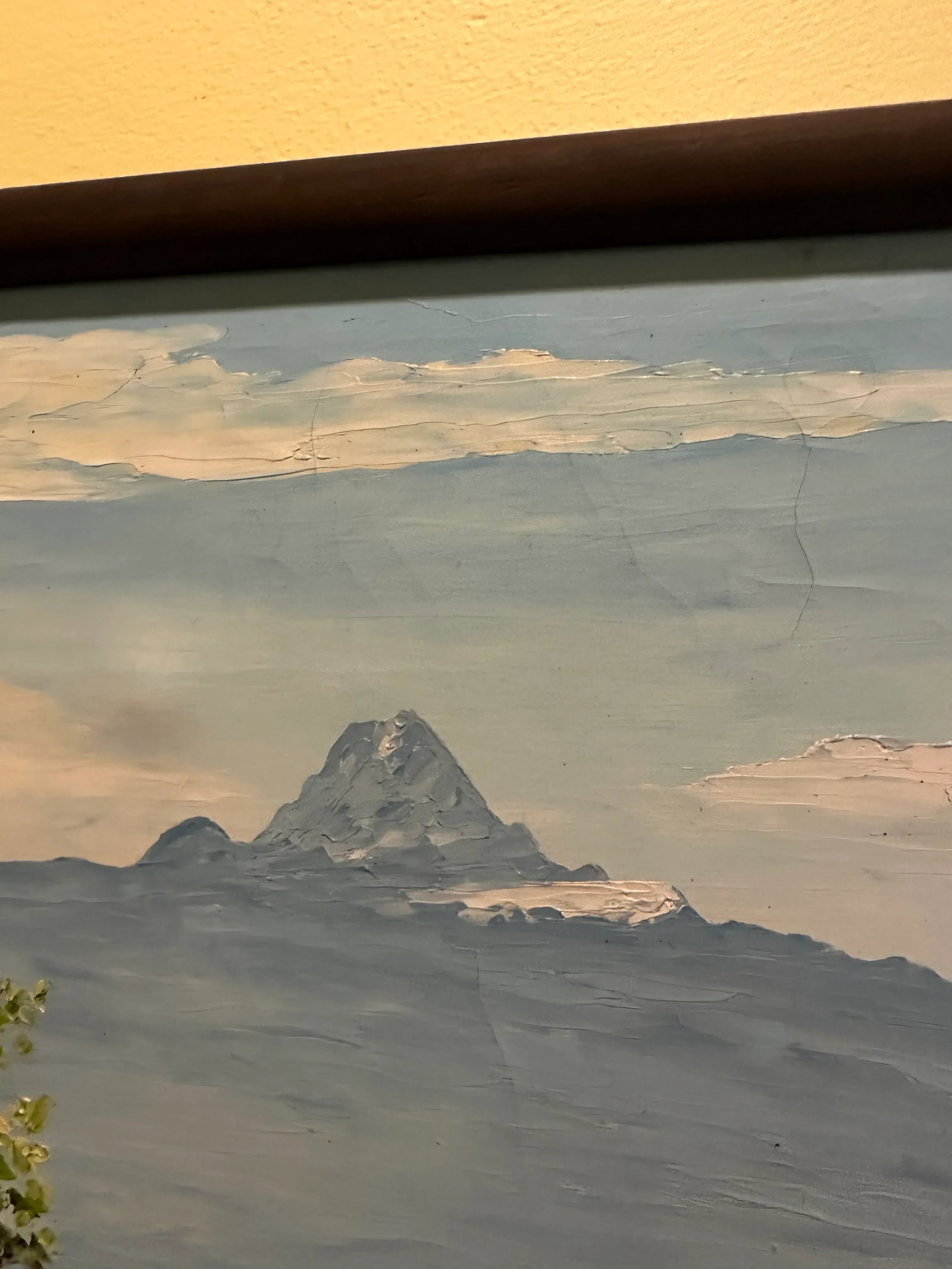 African Painting Kenya Village Scene With Mt. Kilimanjaro in Background Oil Painting on Canvas - 3