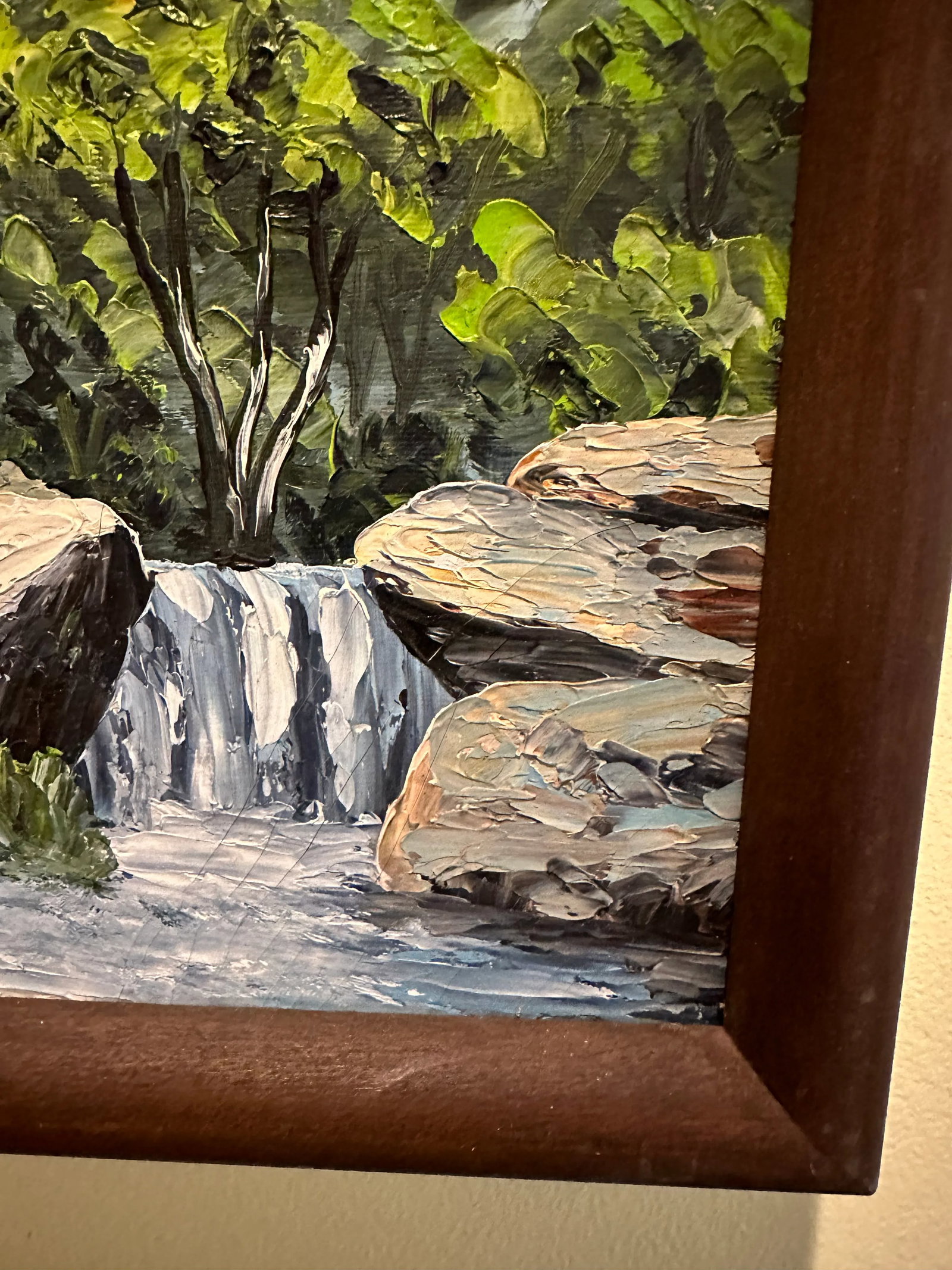 African Painting Kenya Village Scene With Mt. Kilimanjaro in Background Oil Painting on Canvas - 6