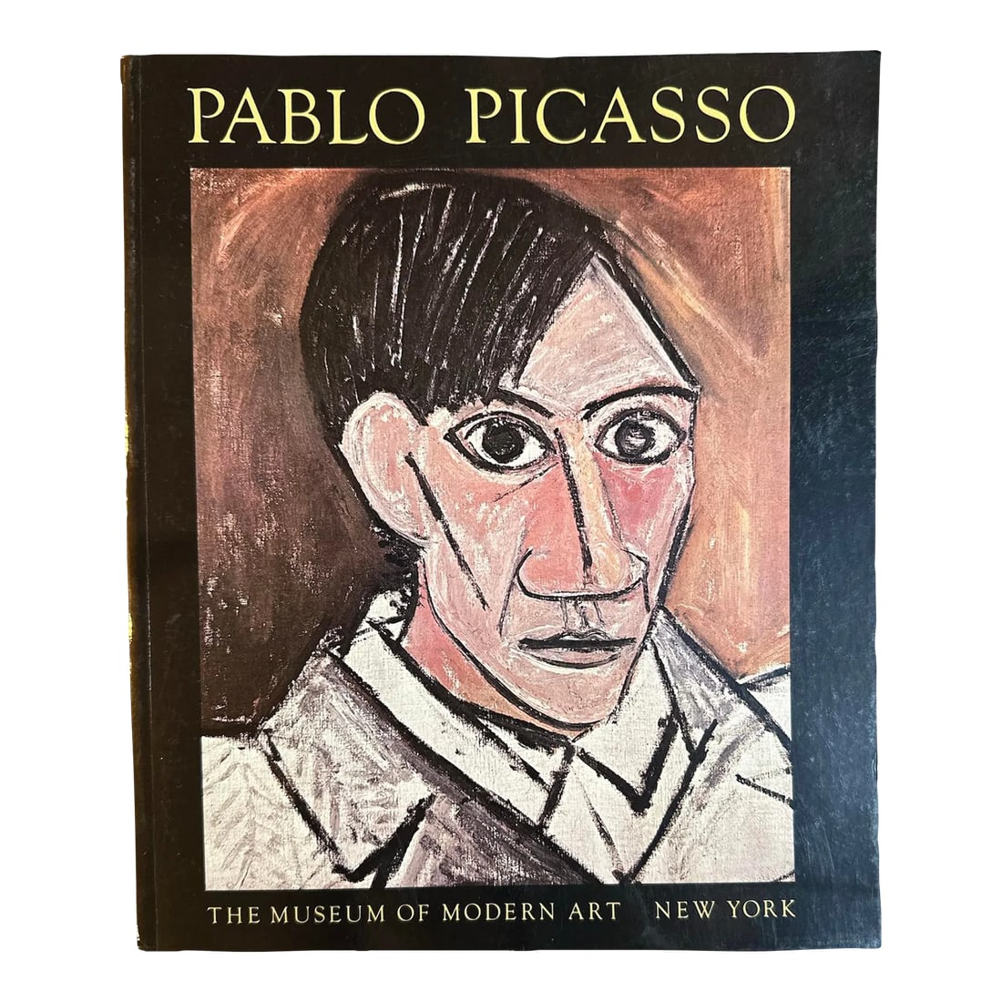 Pablo Picasso, MoMA, a Retrospective, Library or Coffee Table Book, 1980 New York: Vintage Picasso Large Softcover Book Lovely addition to your library, console or coffee table. Accent with Picasso or MoMA artworks Pablo Picasso: A Retrospective, The Museum on Modern Art, New York,