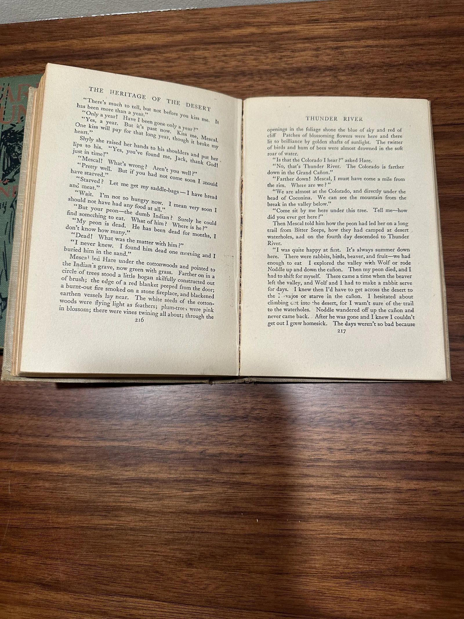 1920 Antique Zane Grey Hardcover Books -a Pair - 10