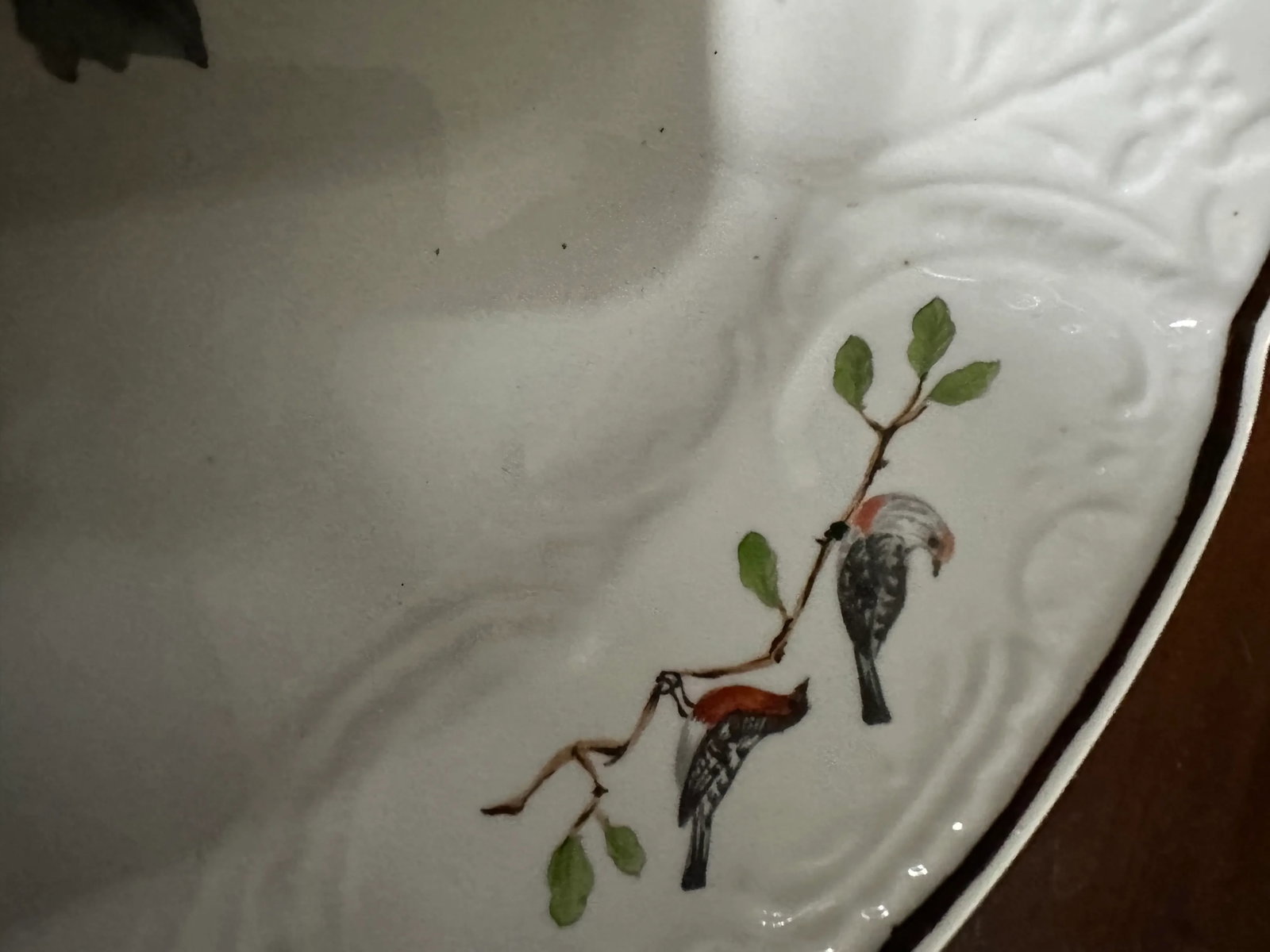 Late 19th Century Samson Paris French Deep Plates With Birds and Insects- Set of 8 - 8
