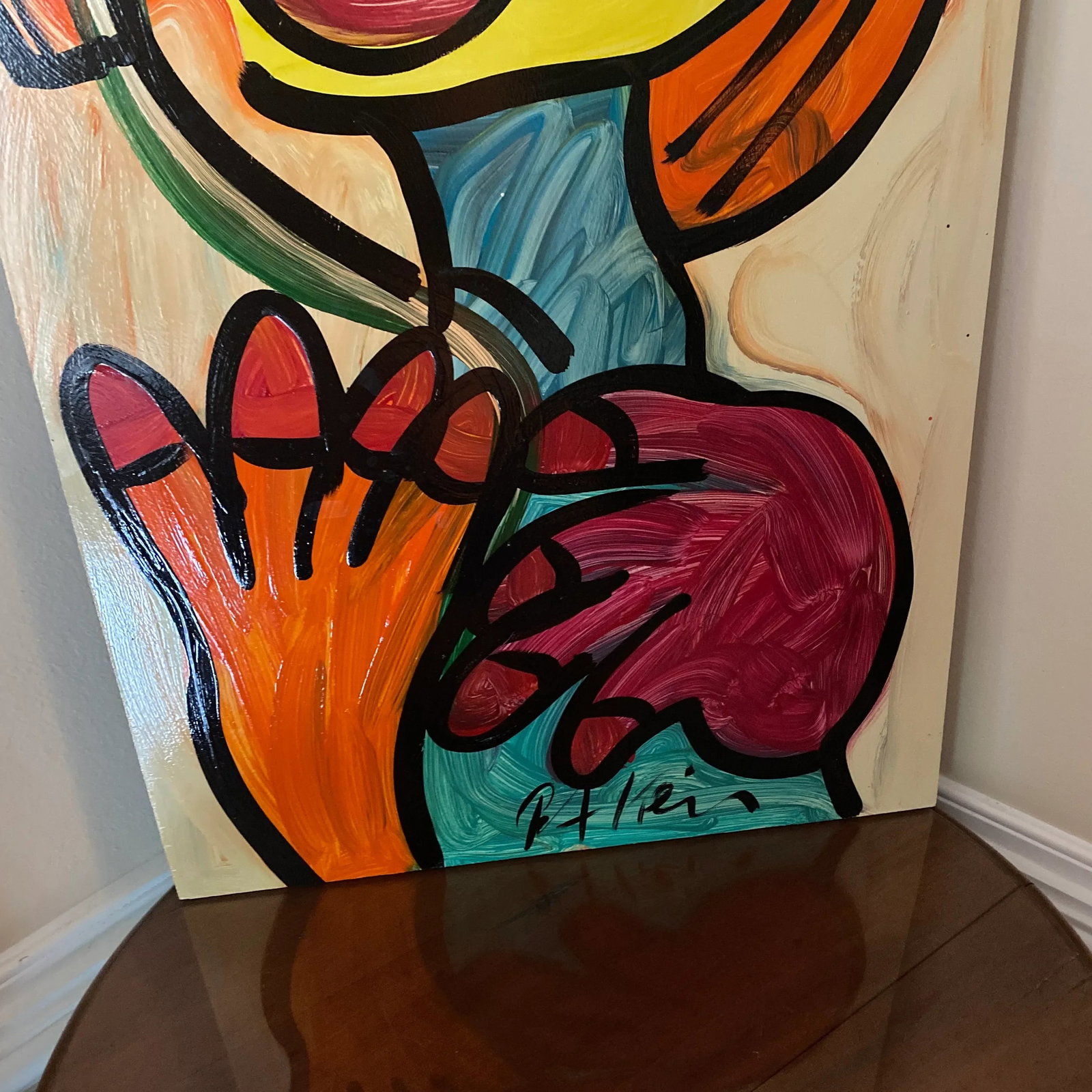Vintage Abstract Portraiture; Original Artwork by Peter Robert Keil - 3