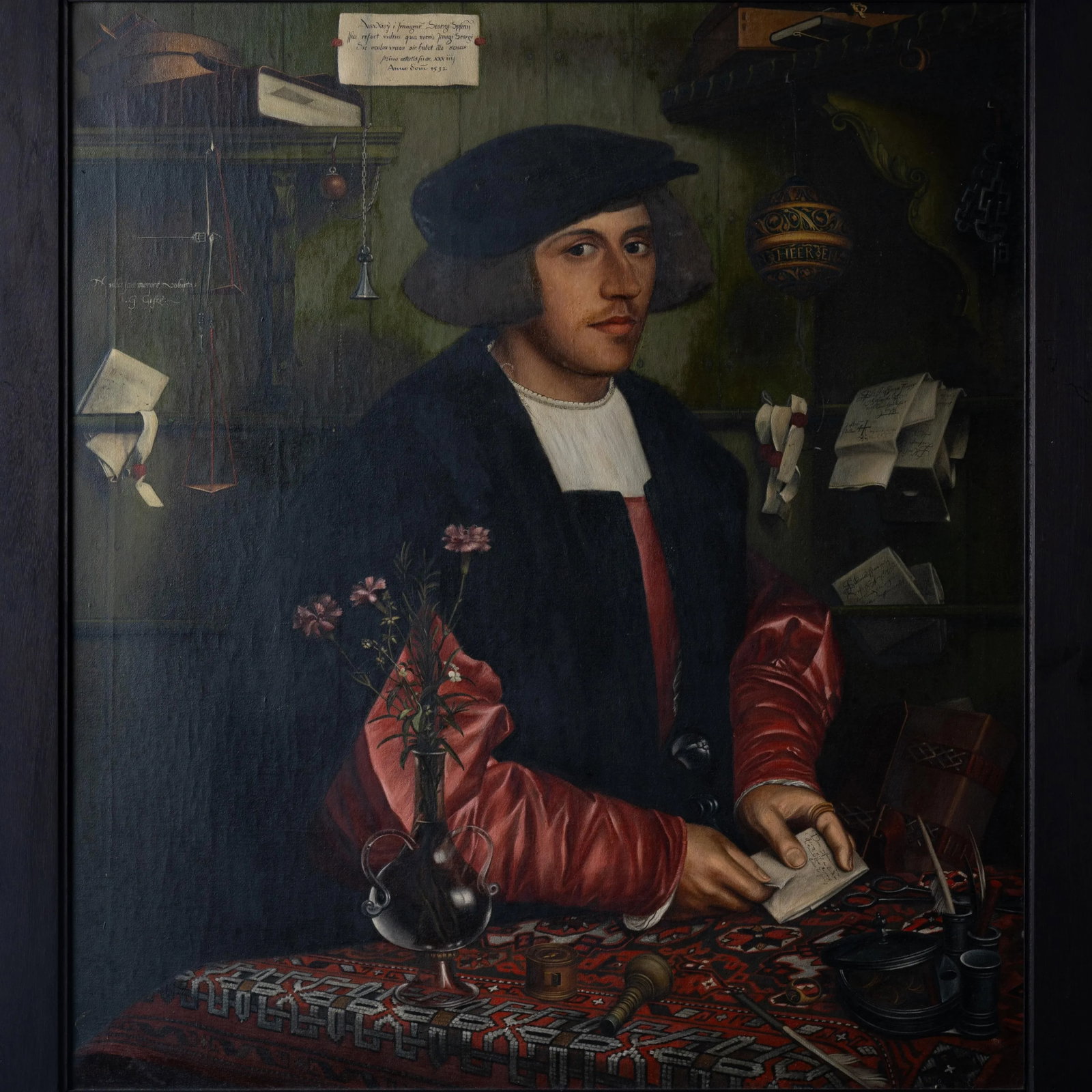 Max Finne - the Merchant Portrait After Hans Holbein - 3