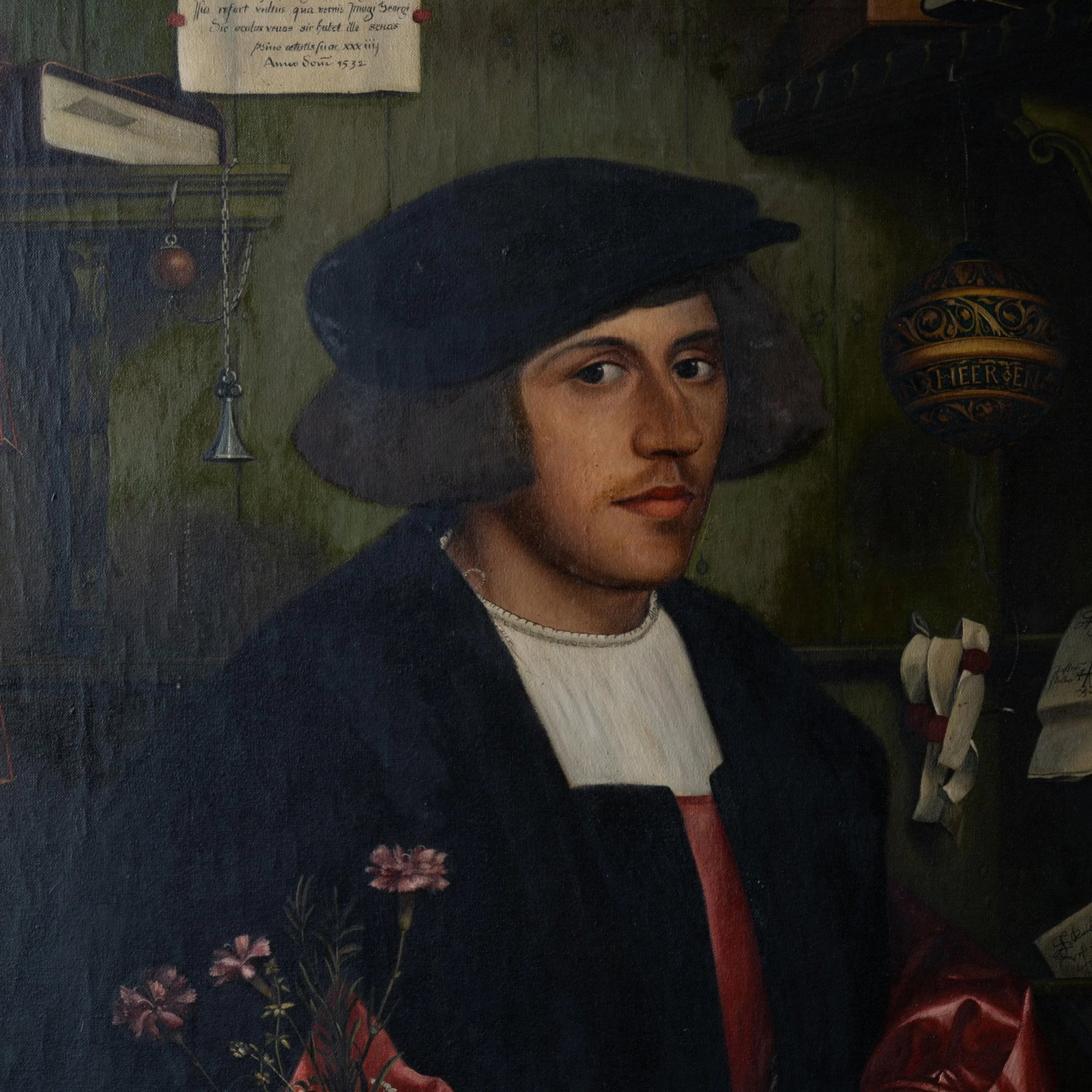 Max Finne - the Merchant Portrait After Hans Holbein - 4