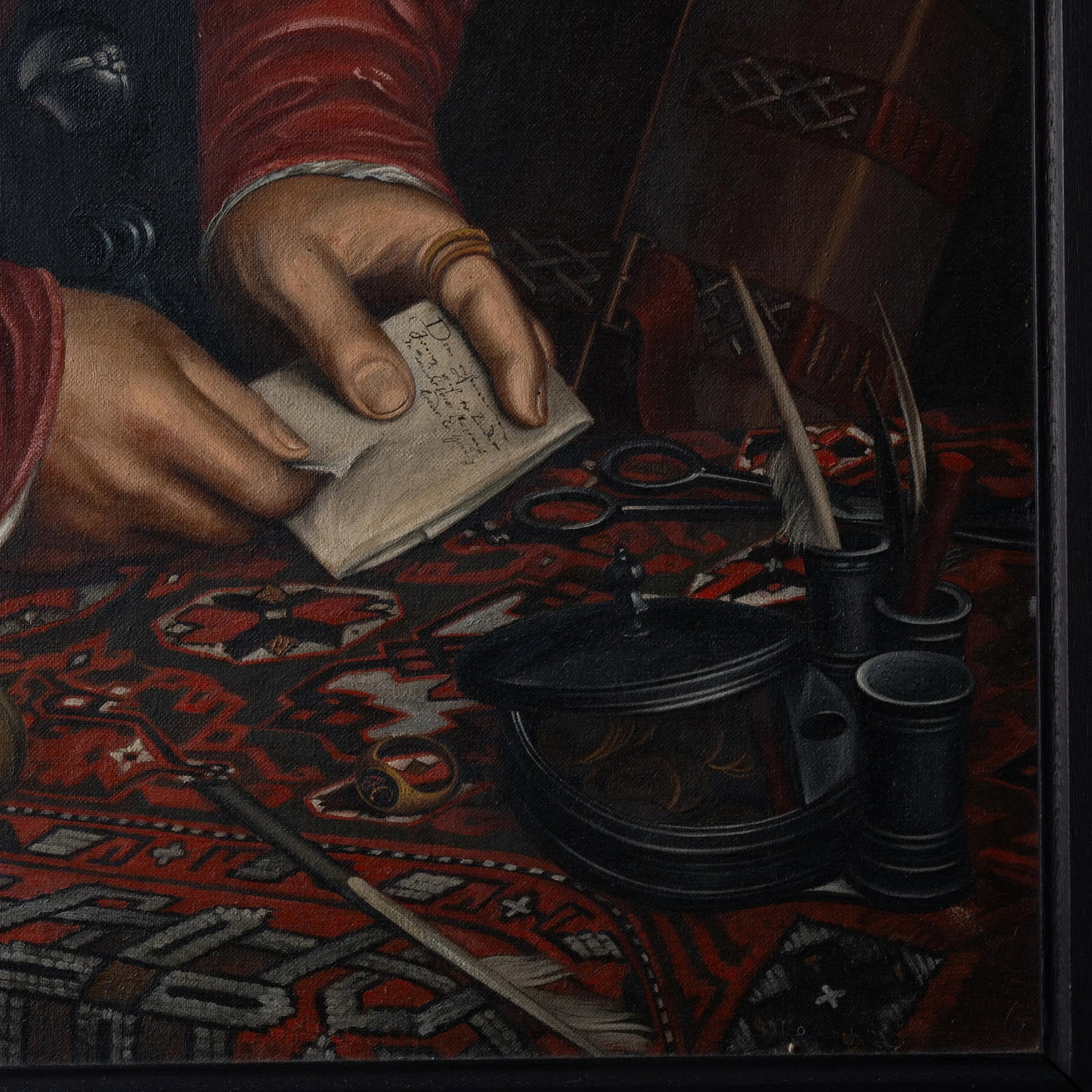 Max Finne - the Merchant Portrait After Hans Holbein - 5
