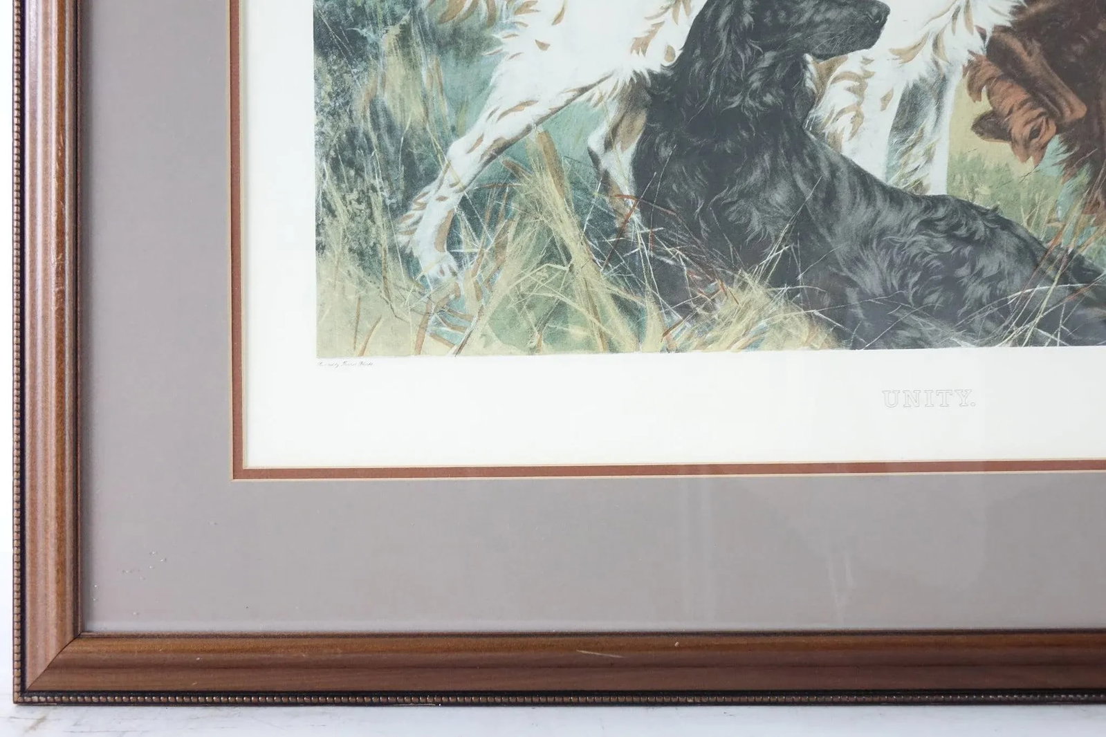 "Unity" - Late 20th Century Large Lithograph Signed, Framed - 5