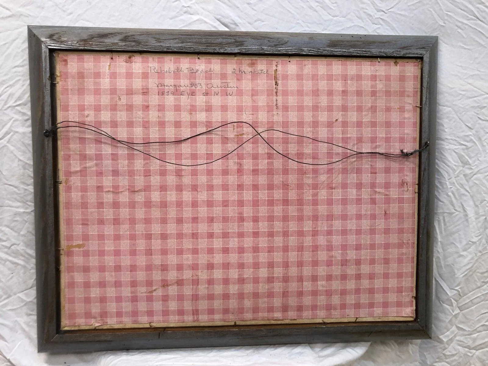 "Summer Rhythms" - Early 20th Century Beach Original Oil on Board Signed on the Bottom, Framed - 2