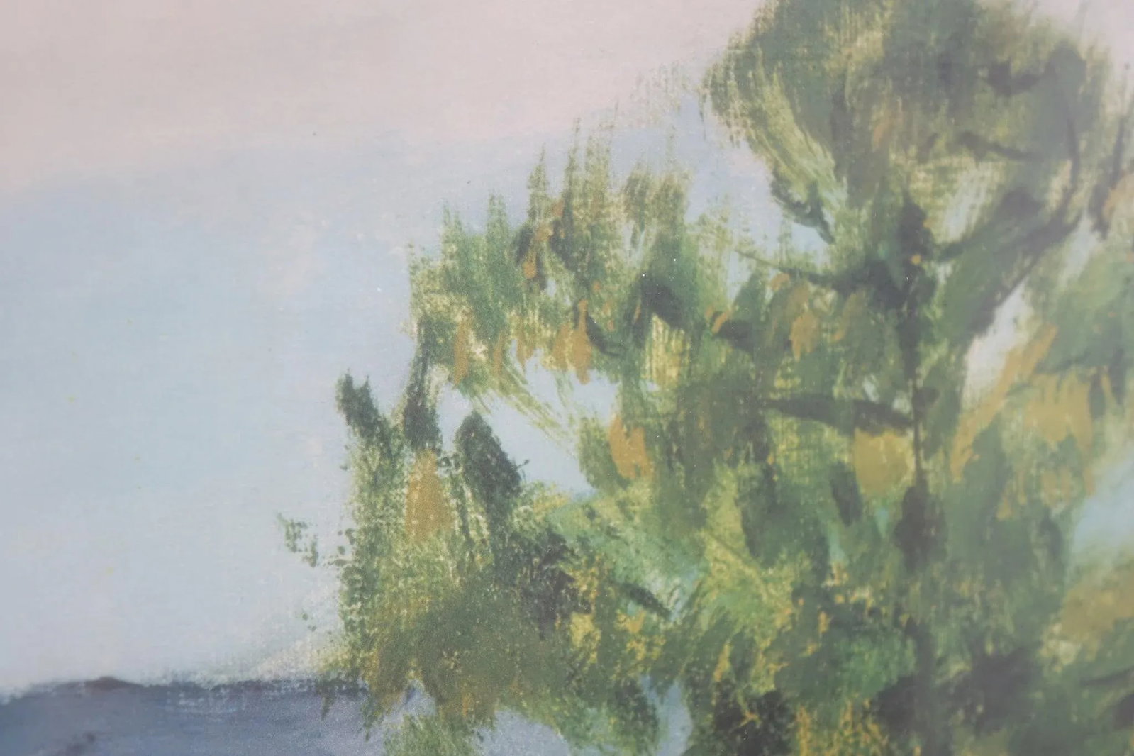 "Soft Meadow Symphony" - Oil Painting Print Signed on the Bottom - 2