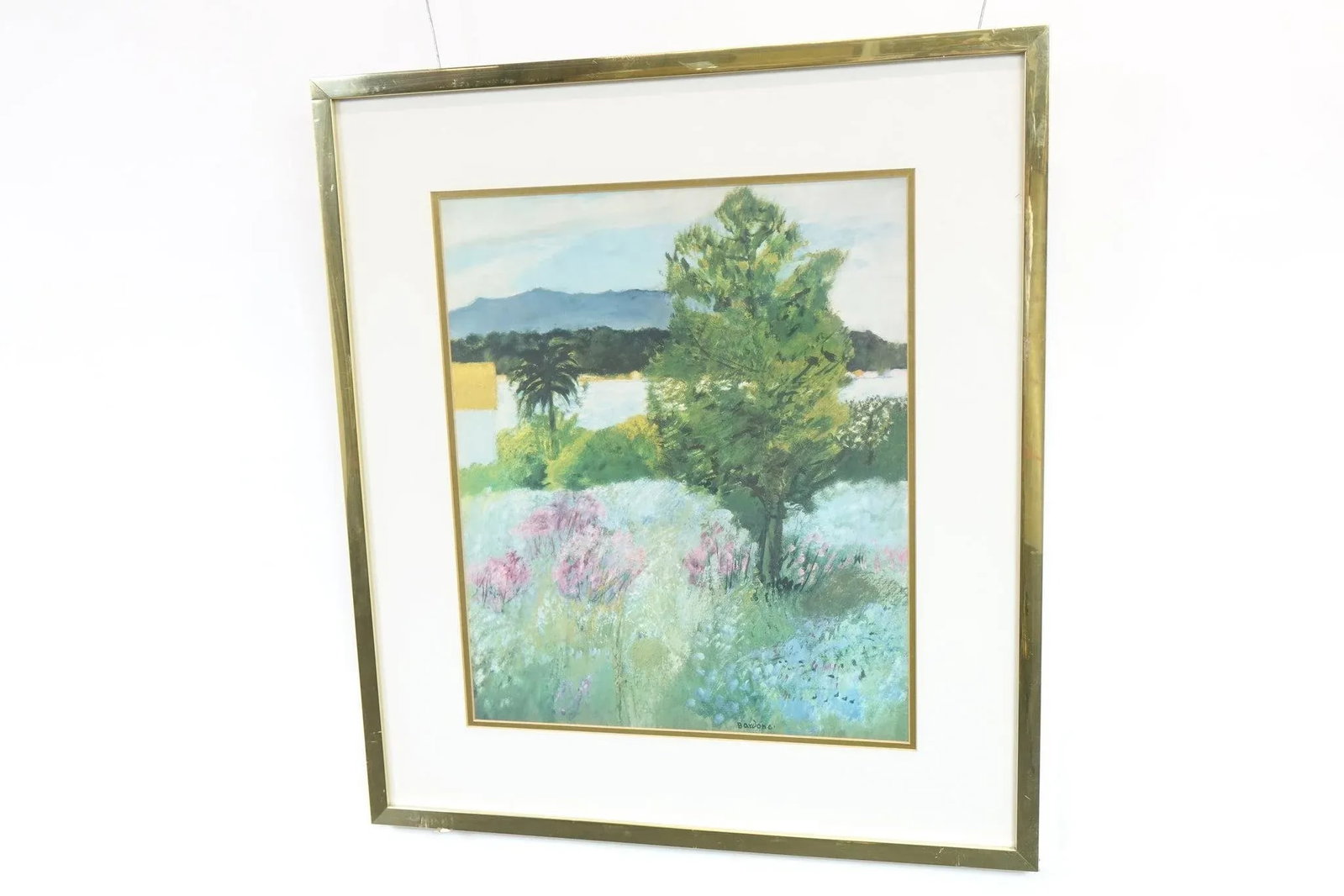 "Soft Meadow Symphony" - Oil Painting Print Signed on the Bottom - 5