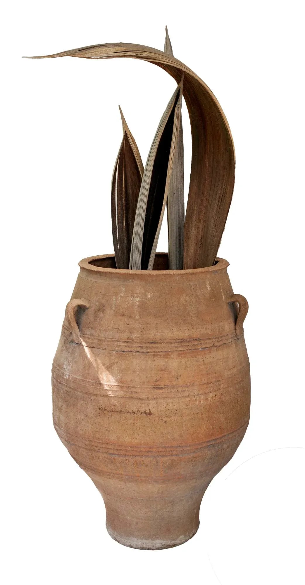 Vintage French Terra Cotta Olive Oil Jug - 4