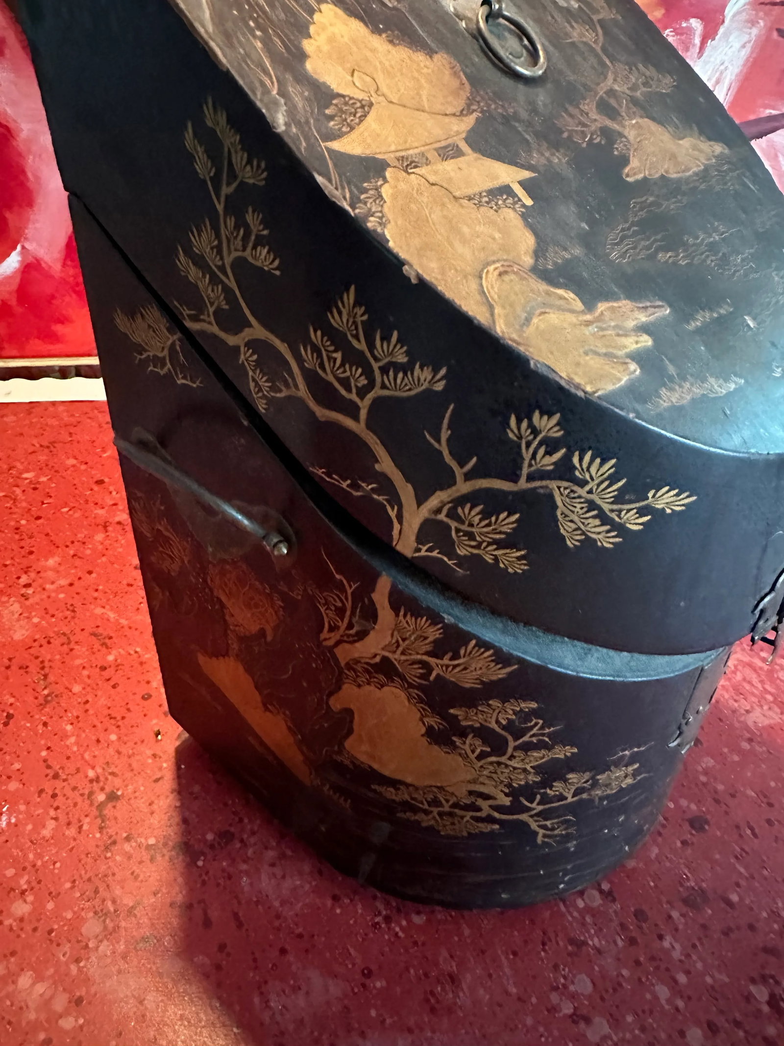 19th Century Japanese Export Lacquer English Knife Box - 3