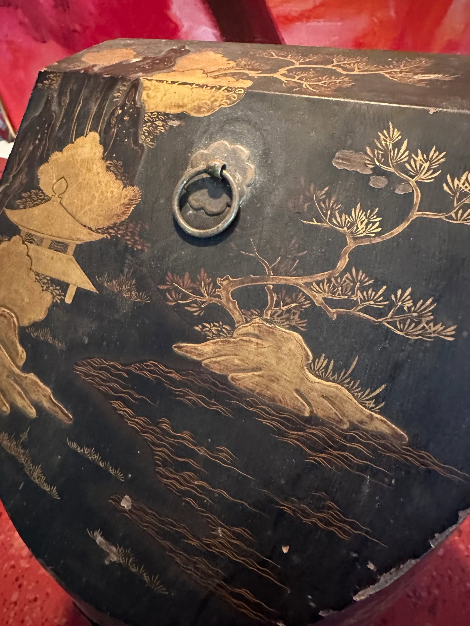 19th Century Japanese Export Lacquer English Knife Box - 4