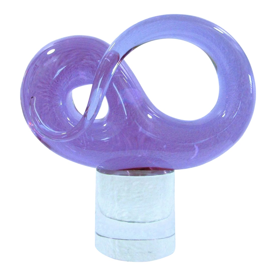 Livio Seguso Italian, Italian Murano Art Glass Abstract Sculpture 1973: Livio Seguso (Italian, b. 1930) Italian Murano Art Glass Abstract Sculpture 1973 This piece is a vintage gem from the 1970's and it will make a perfect edition to your home. Whether your style is