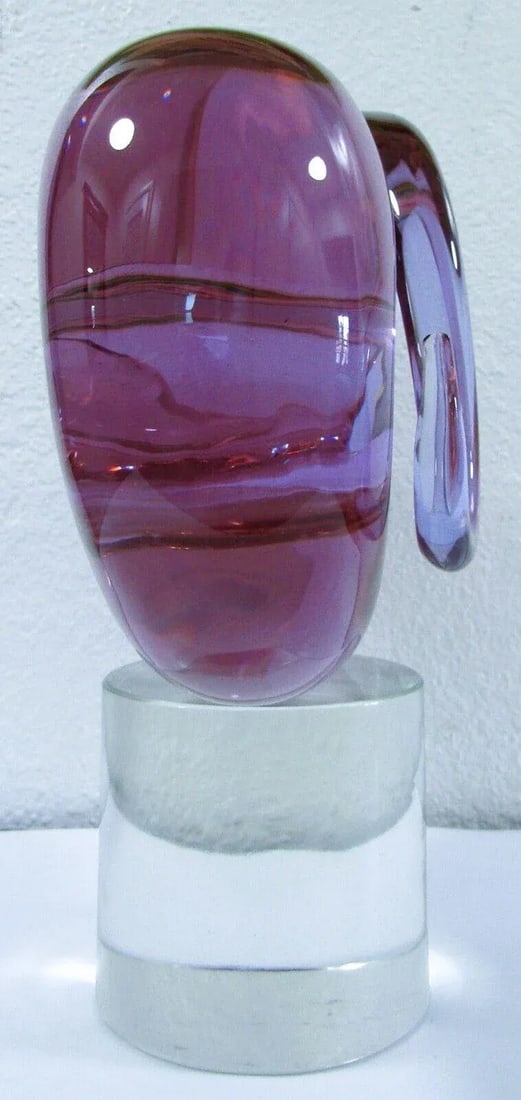 Livio Seguso Italian, Italian Murano Art Glass Abstract Sculpture 1973 - 5