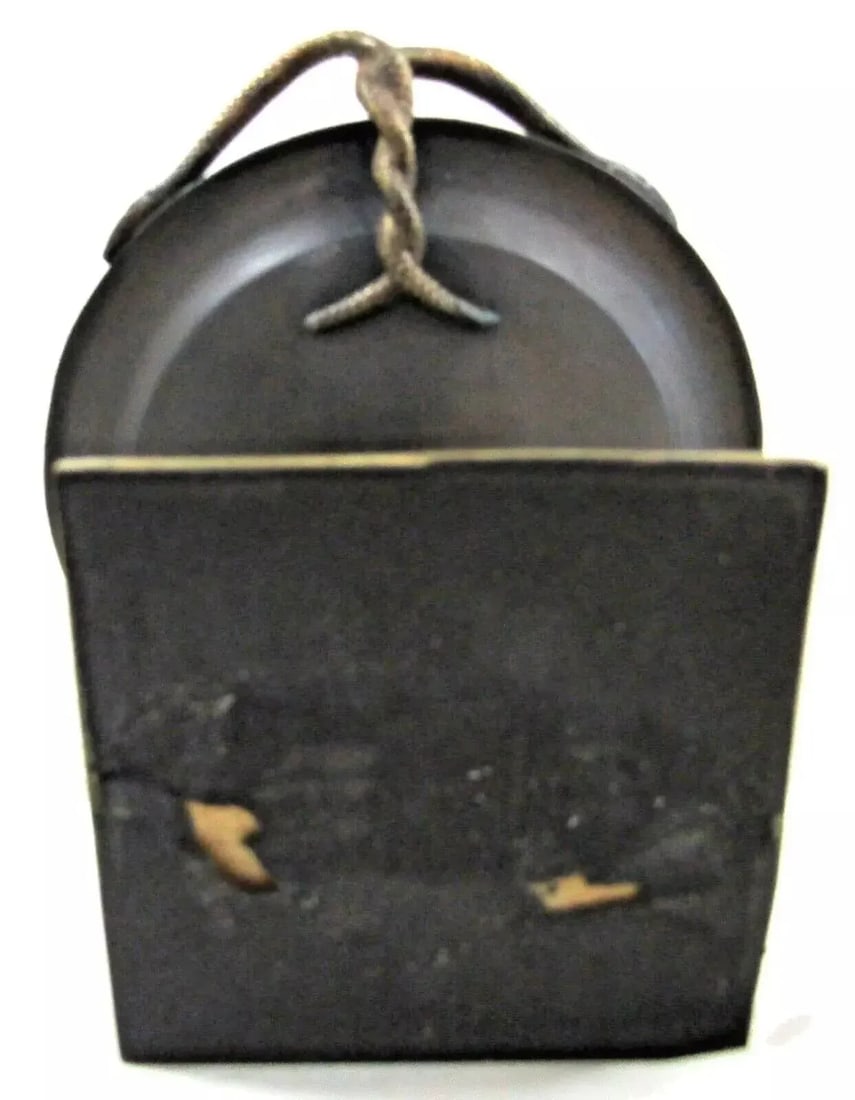 Mid-Century Italian Bronze Tazza Candle Holder With Snake Handles Circa 1940 - 10