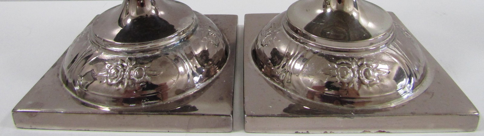 Antique Fraget N Plaque Sabbath Candlesticks 19th Century Judaica, a Pair - 15