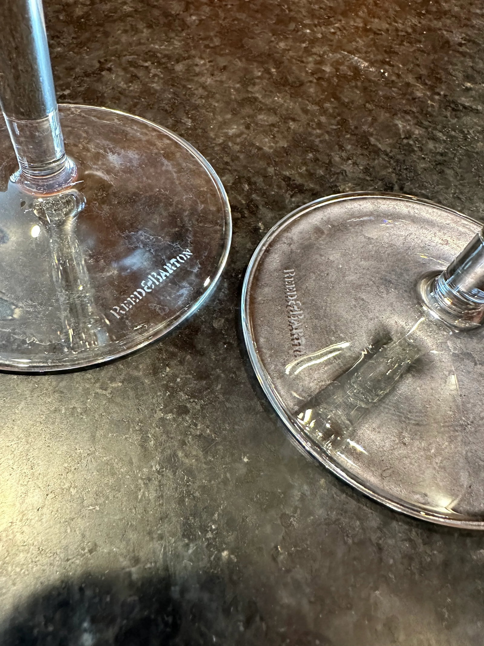 Late 20th Century Reed and Barton Soho Collection Crystal Champagne Flutes- a Pair - 6