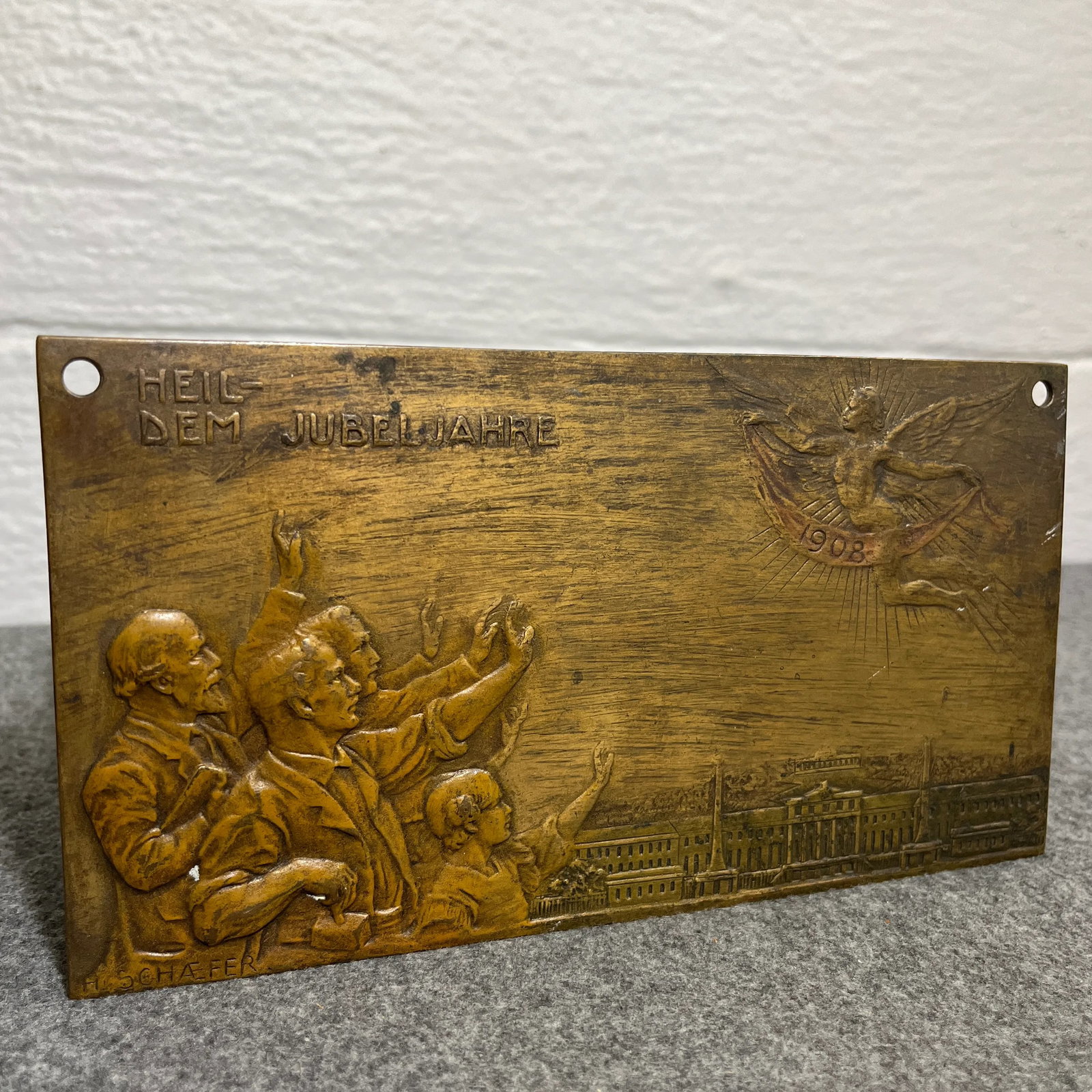 Hans Schaefer Austrian, 1875-1933 Bronze Plaque - 2