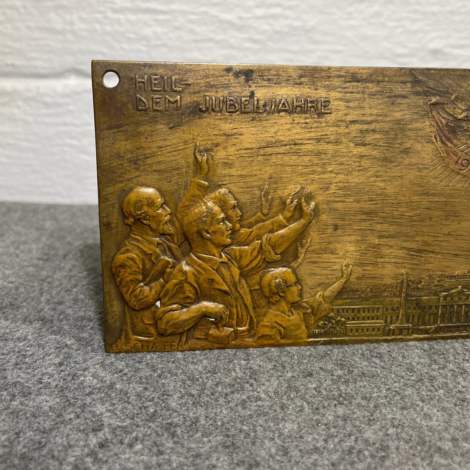 Hans Schaefer Austrian, 1875-1933 Bronze Plaque - 4