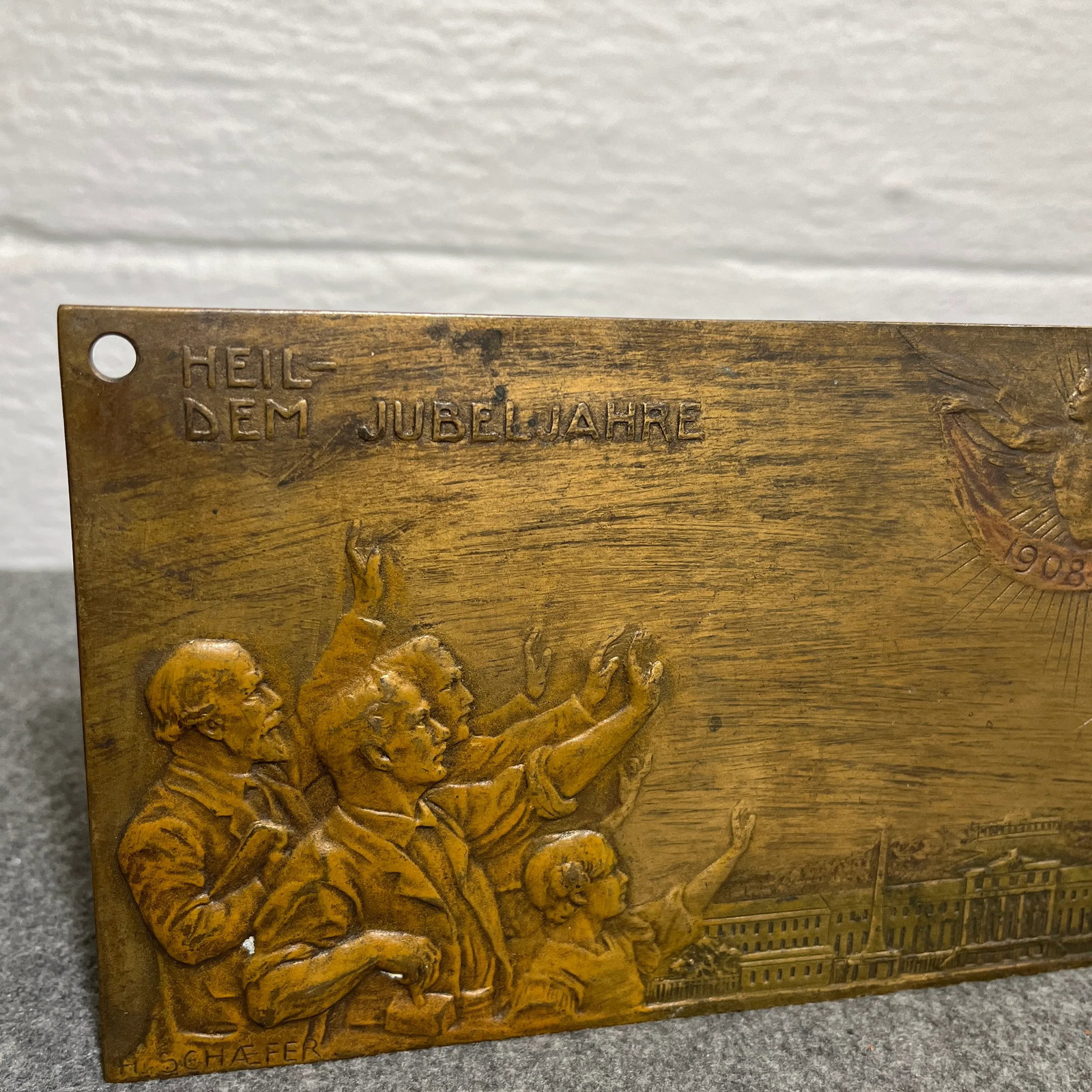 Hans Schaefer Austrian, 1875-1933 Bronze Plaque - 5