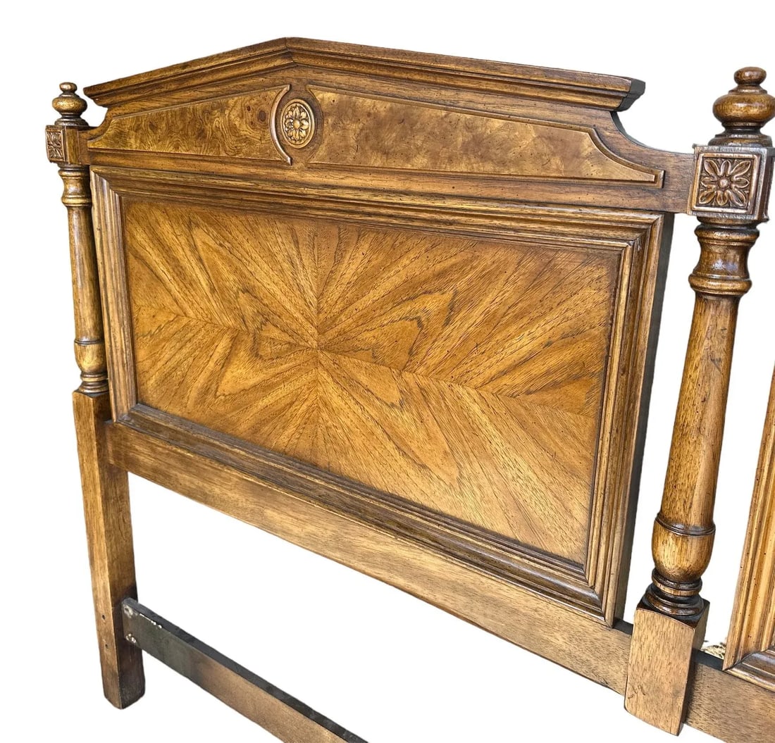 Thomasville Neoclassical King Size Headboard Made in North Carolina 1975 - 2