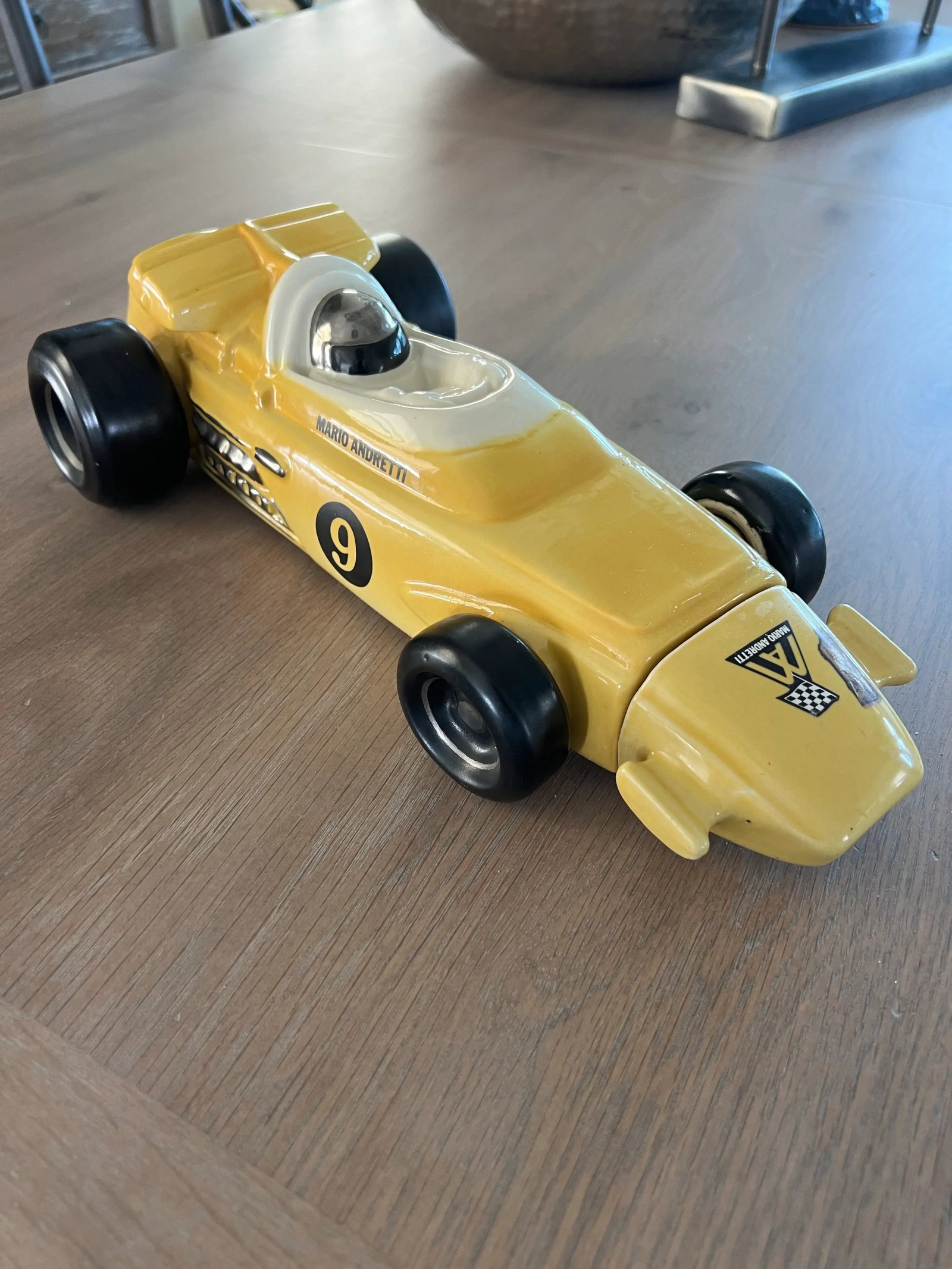 1970 Mario Andretti Indy Car Shaped Liquor Decanter - 2