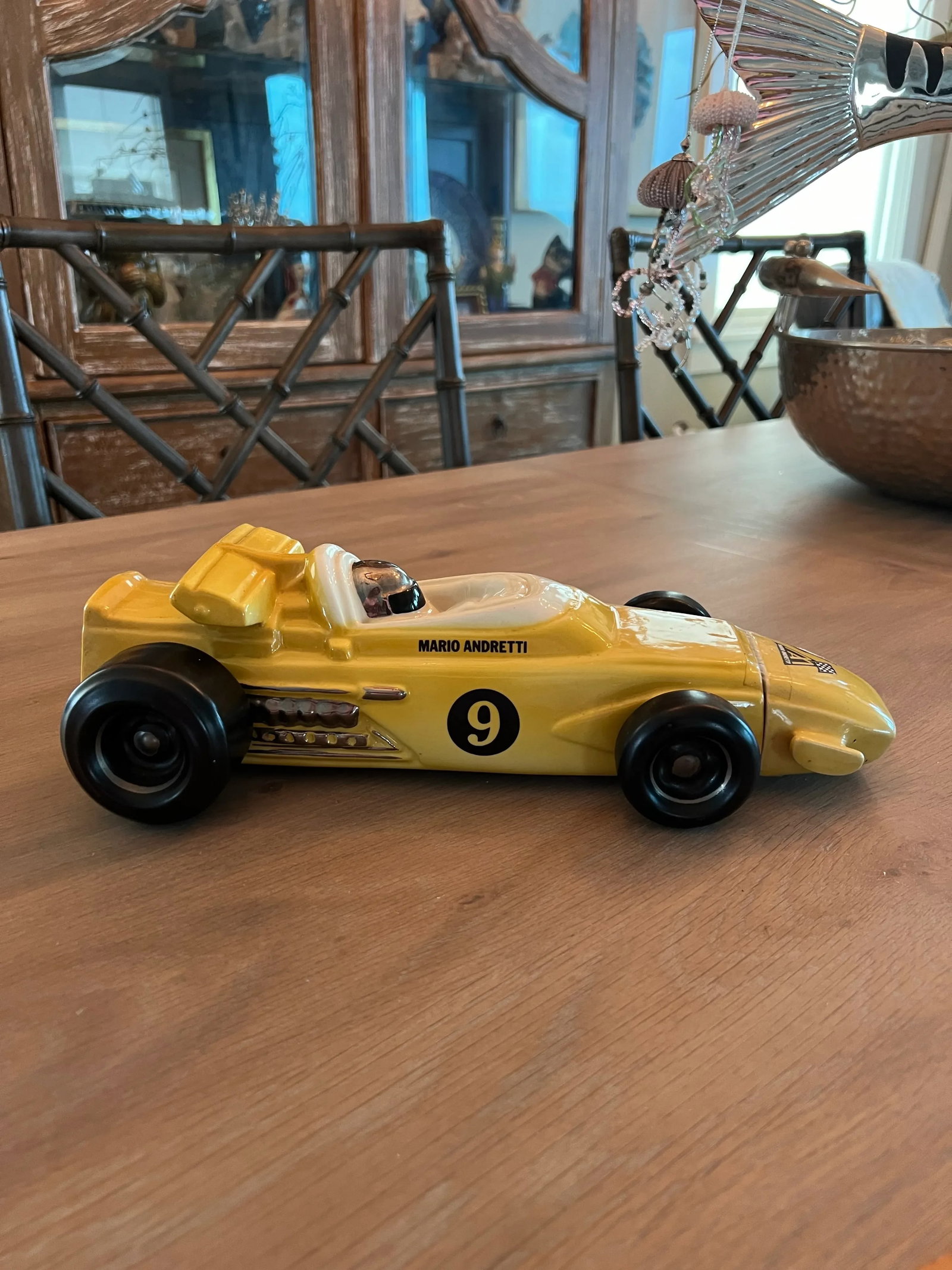 1970 Mario Andretti Indy Car Shaped Liquor Decanter - 9