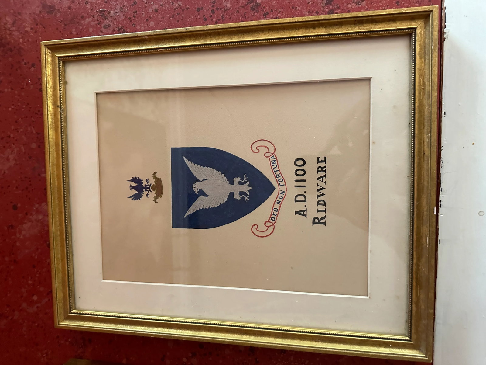 Medieval Aristocratic Family Crest Ridware 1100 England - 4
