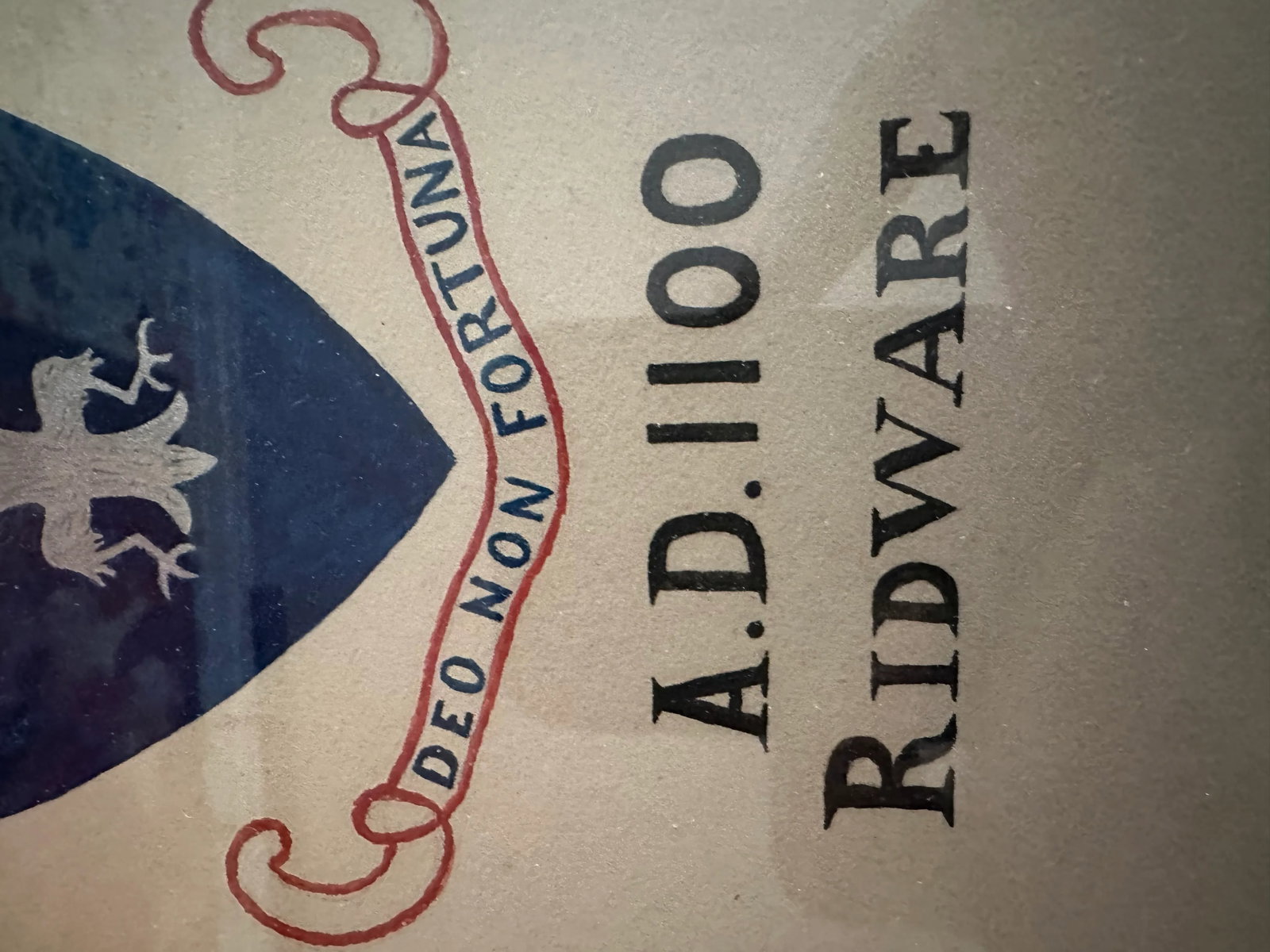 Medieval Aristocratic Family Crest Ridware 1100 England - 5