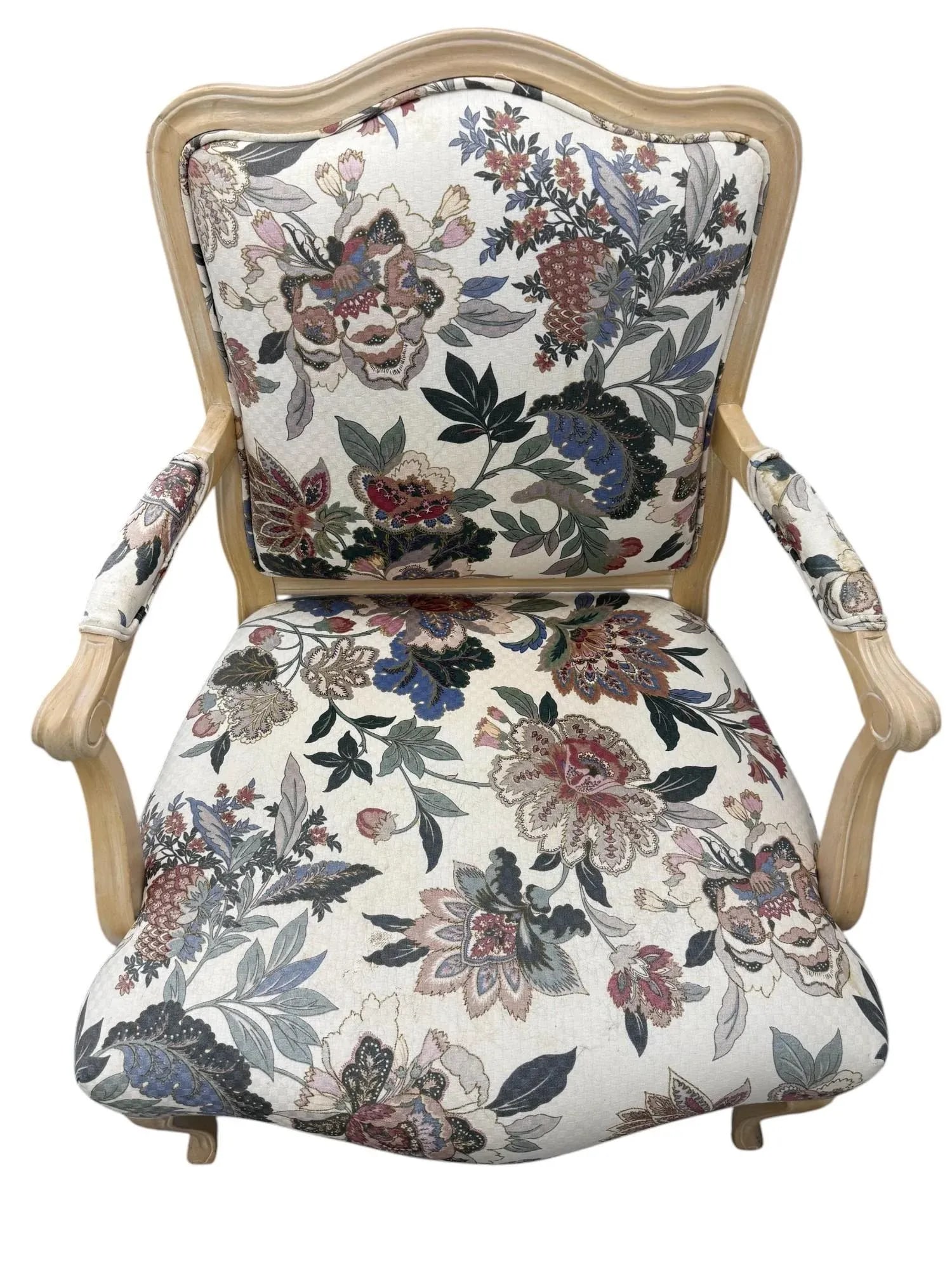 Late 20th Century Pair of Floral Armchairs - 6