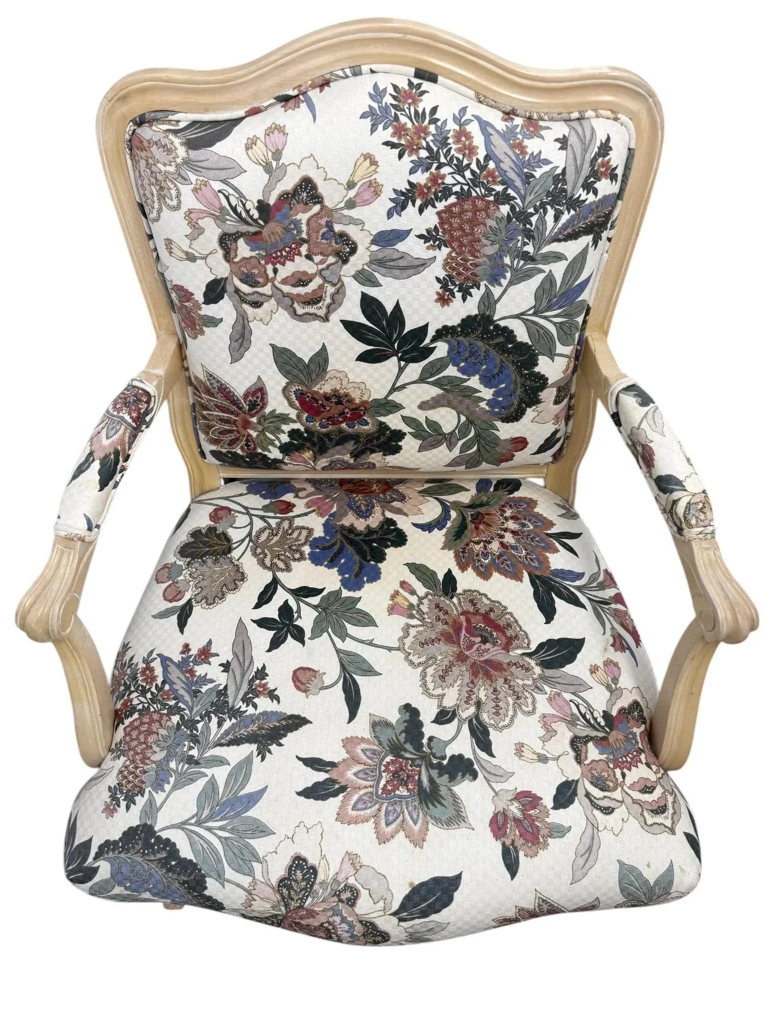 Late 20th Century Pair of Floral Armchairs - 7