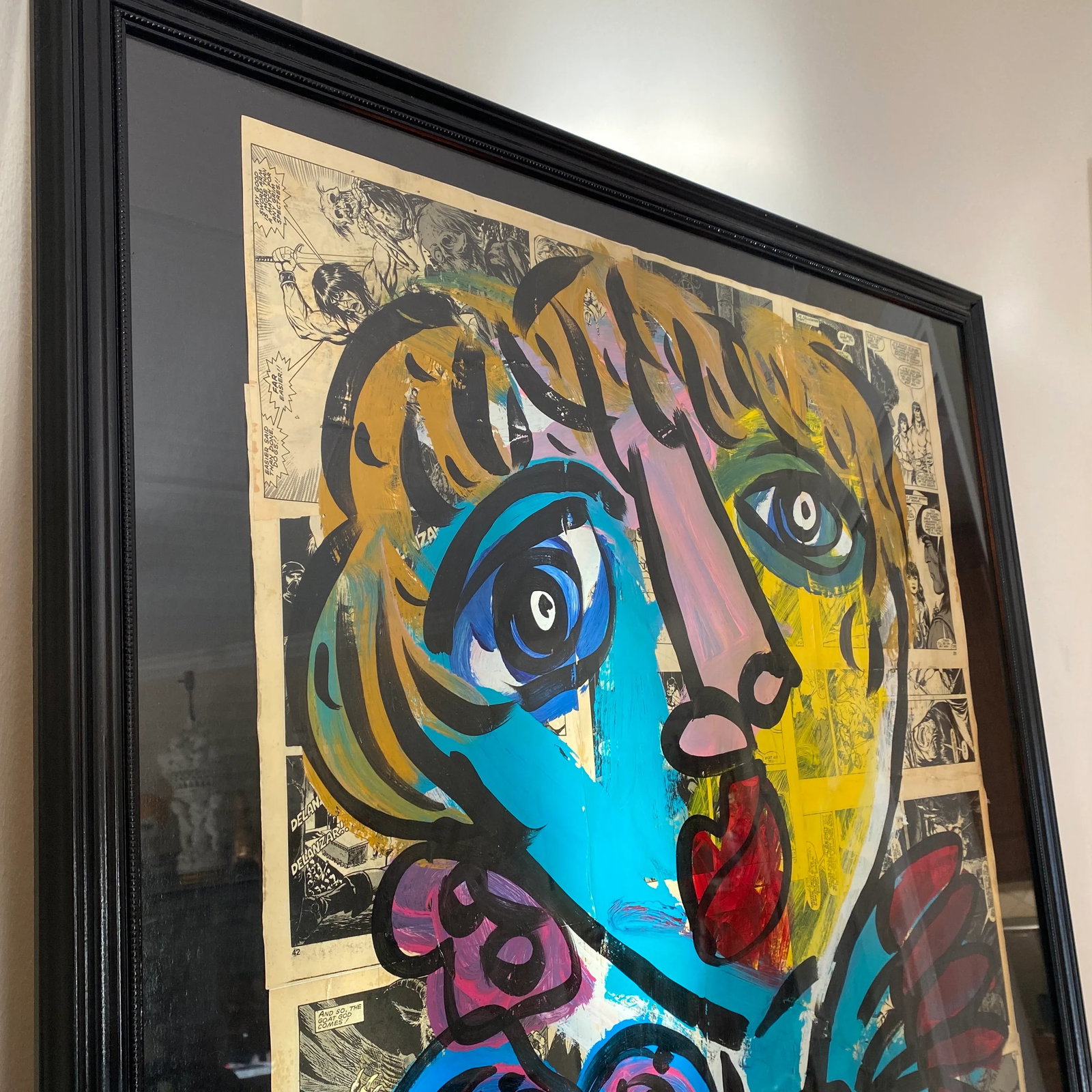 Vintage Abstract Portraiture; Original Artwork by Peter Robert Keil - 2