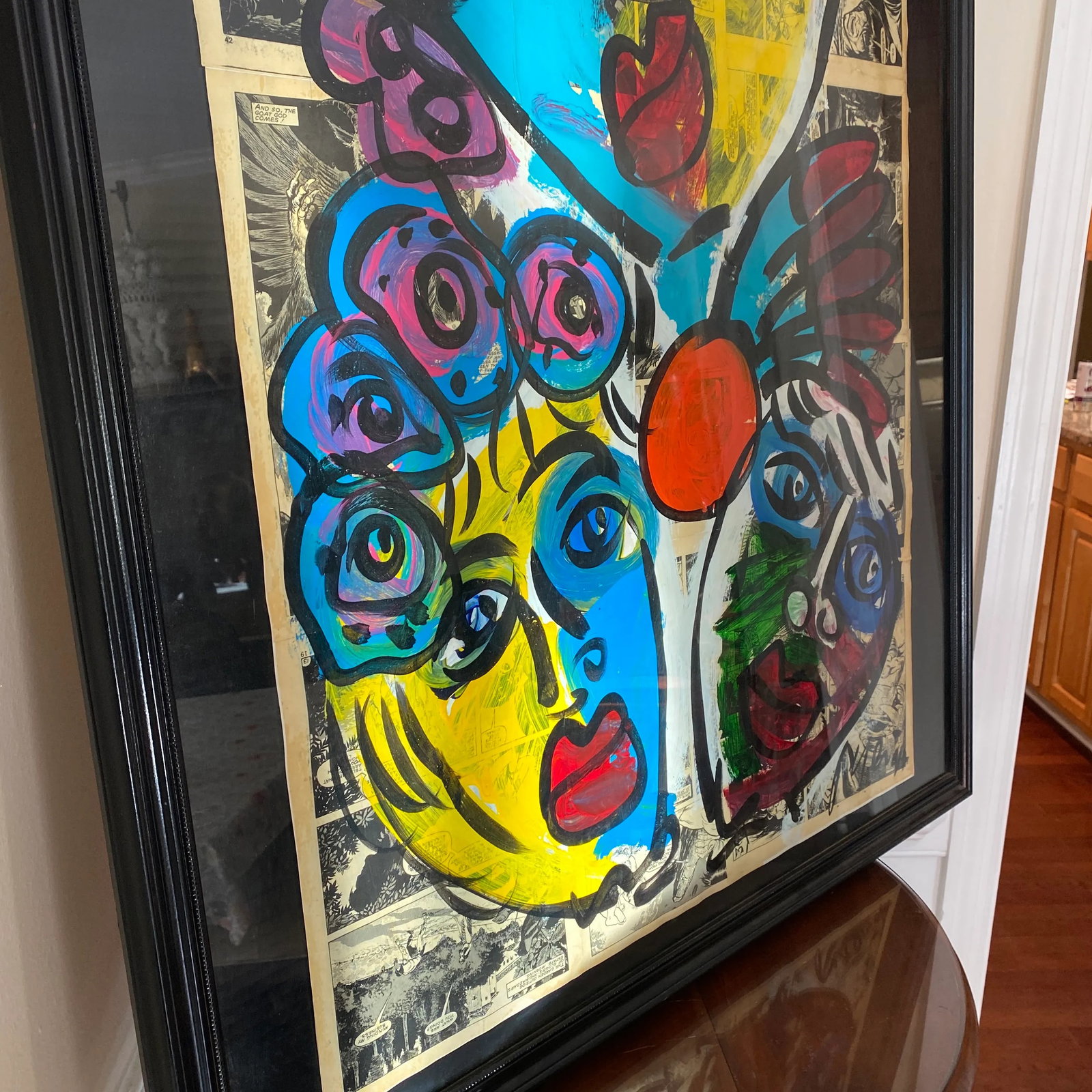 Vintage Abstract Portraiture; Original Artwork by Peter Robert Keil - 3