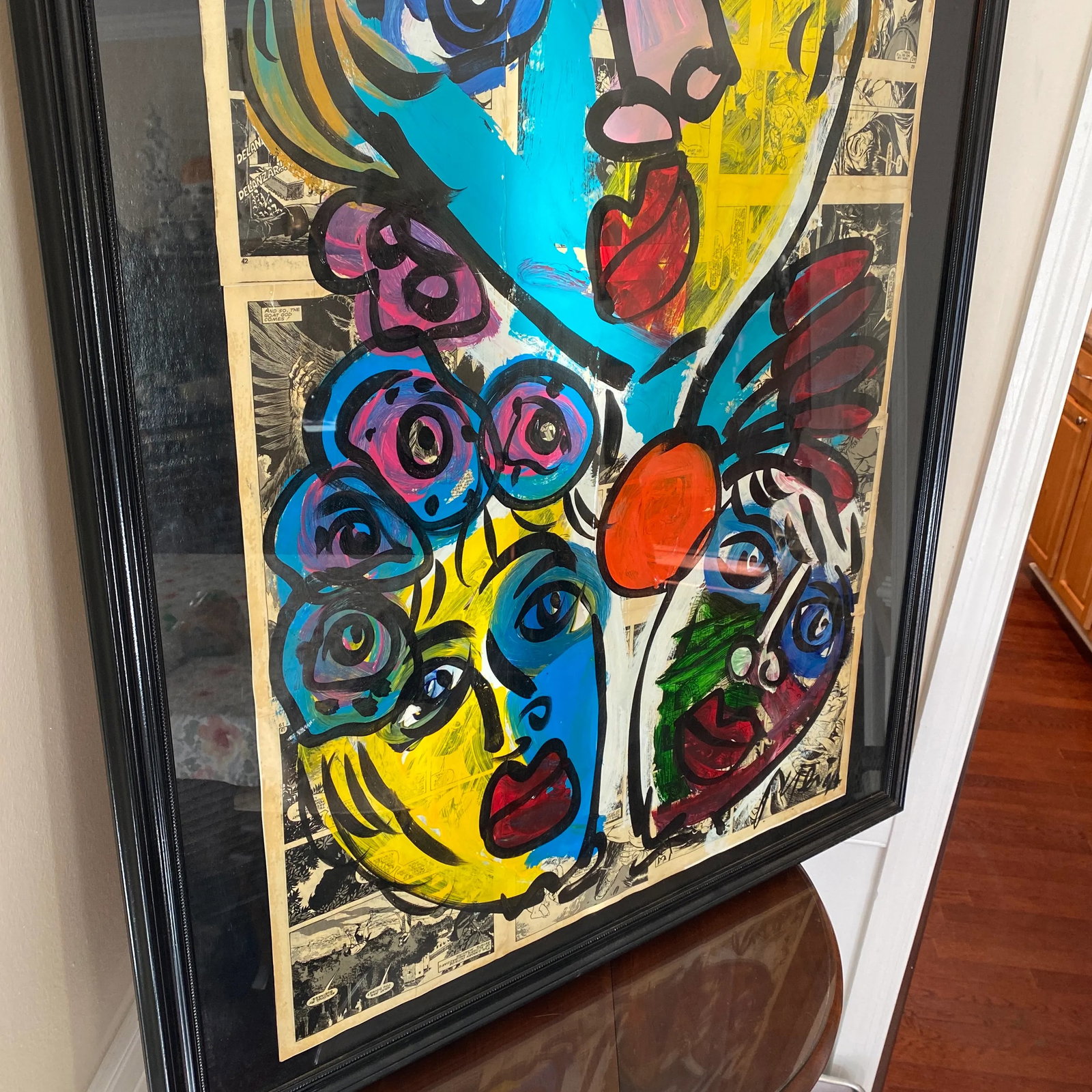 Vintage Abstract Portraiture; Original Artwork by Peter Robert Keil - 6