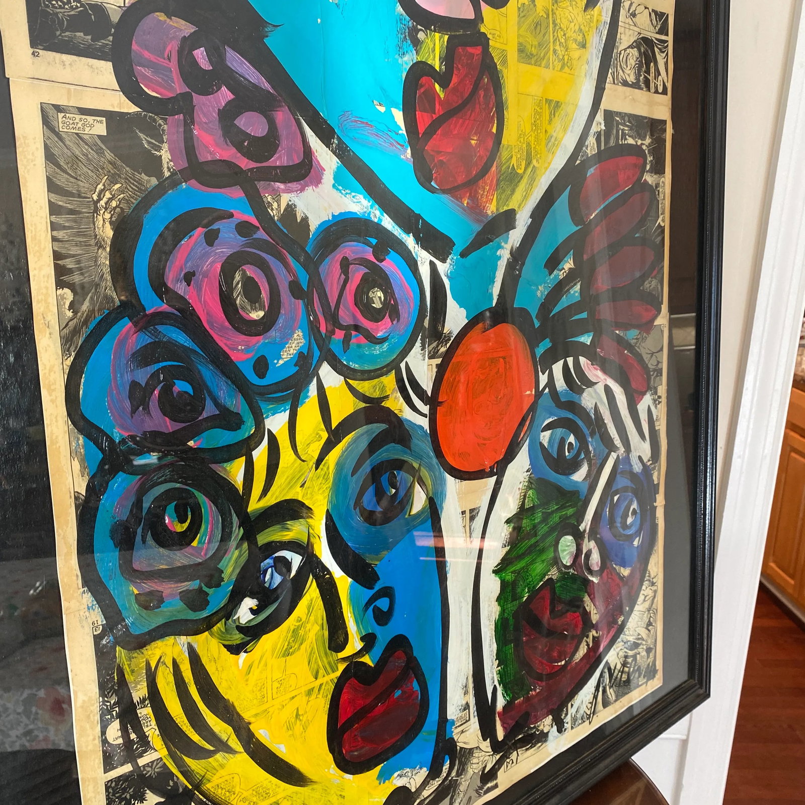 Vintage Abstract Portraiture; Original Artwork by Peter Robert Keil - 7